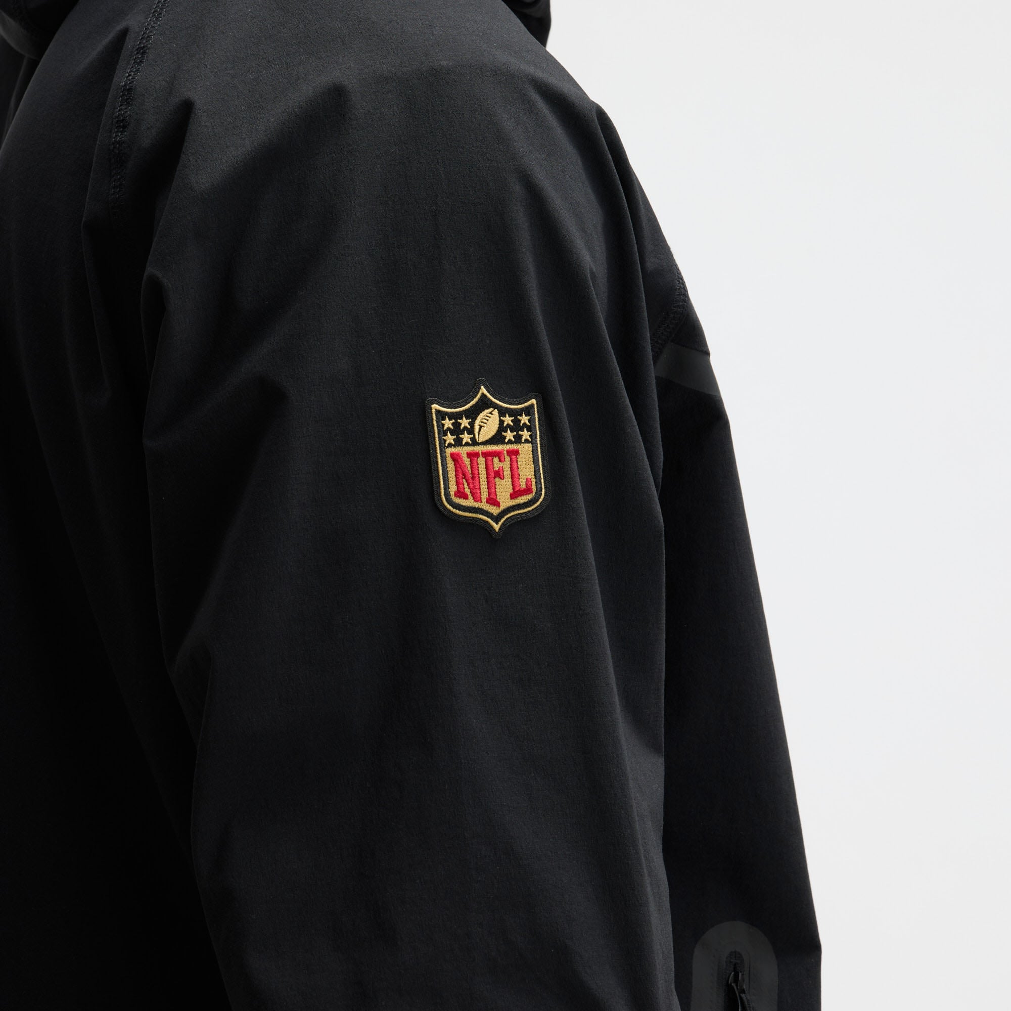 Veste zippée Nike noire pour homme, collection San Francisco 49ers Rivalries Tech Raglan