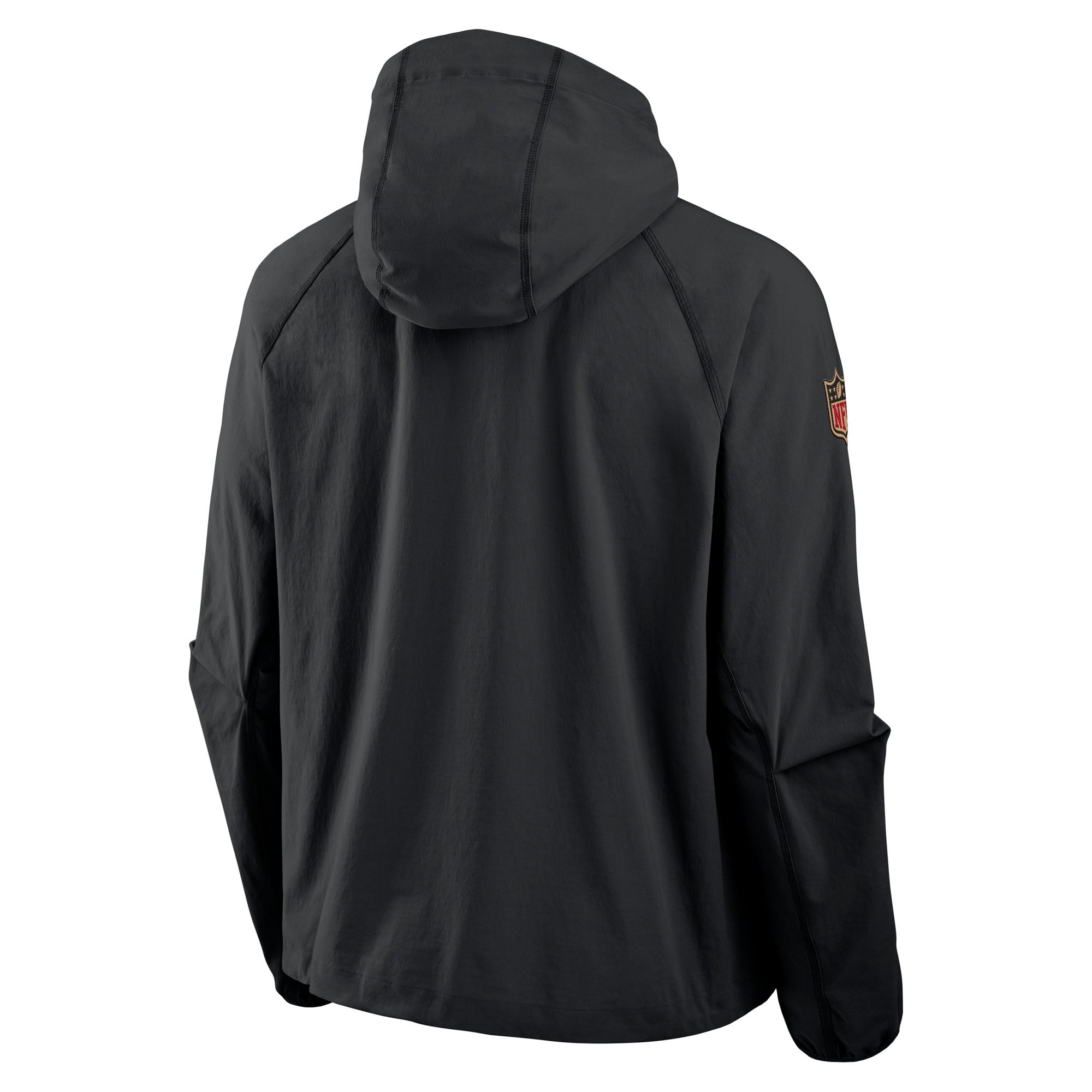 Veste zippée Nike noire pour homme, collection San Francisco 49ers Rivalries Tech Raglan