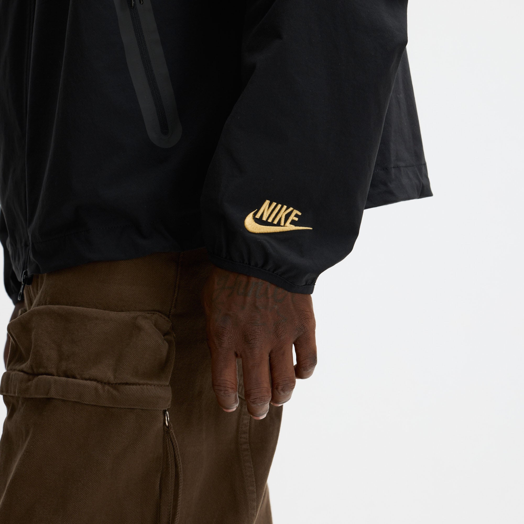 Veste zippée Nike noire pour homme, collection San Francisco 49ers Rivalries Tech Raglan