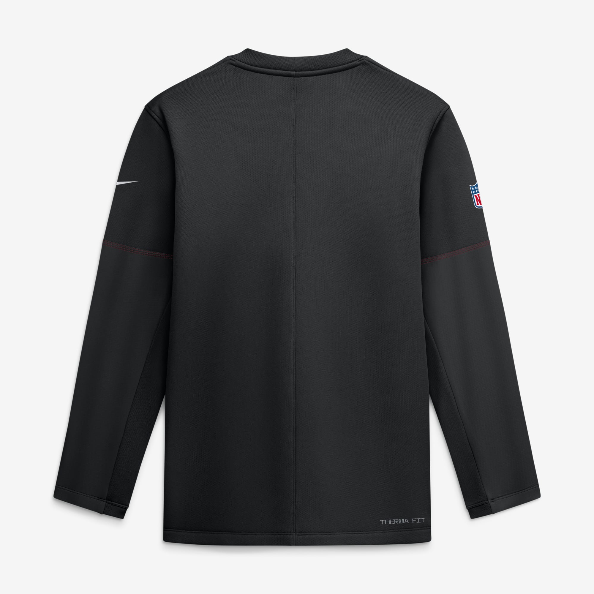Men's Nike Black San Francisco 49ers Sideline Coaches Team Present Midweight Therma-FIT Sweatshirt