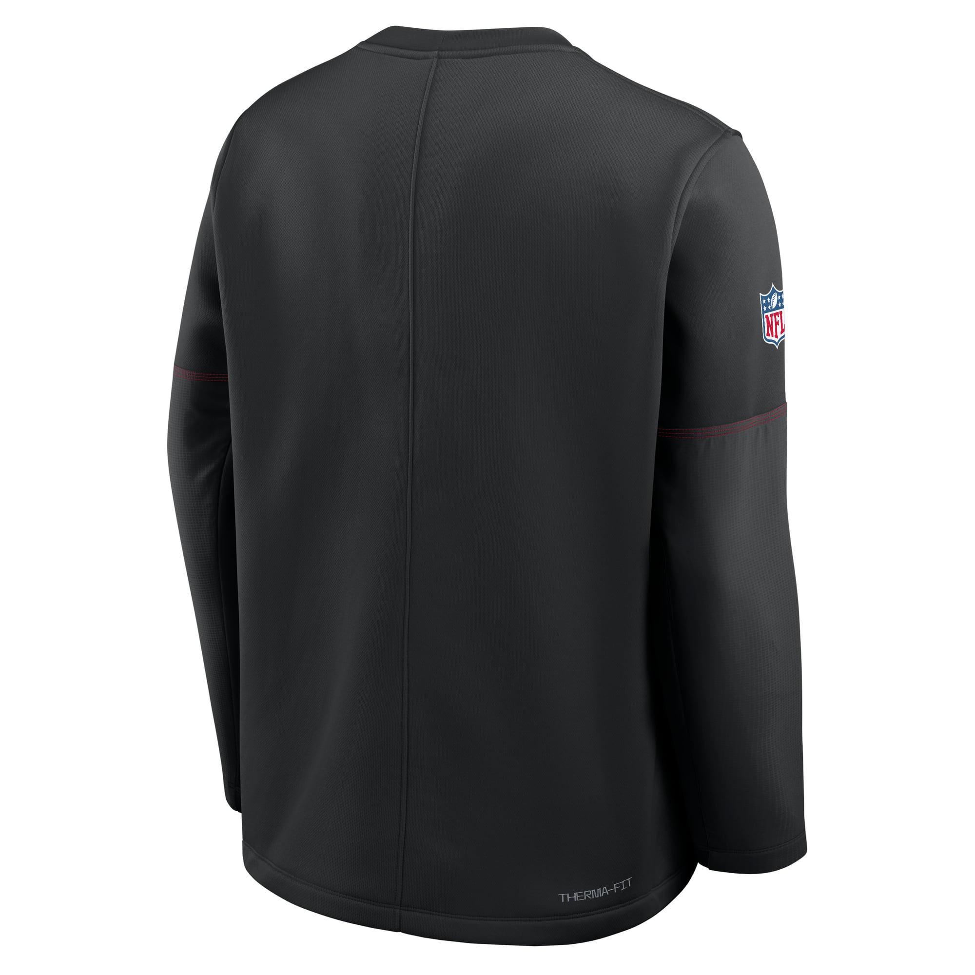 Men's Nike Black San Francisco 49ers Sideline Coaches Team Present Midweight Therma-FIT Sweatshirt