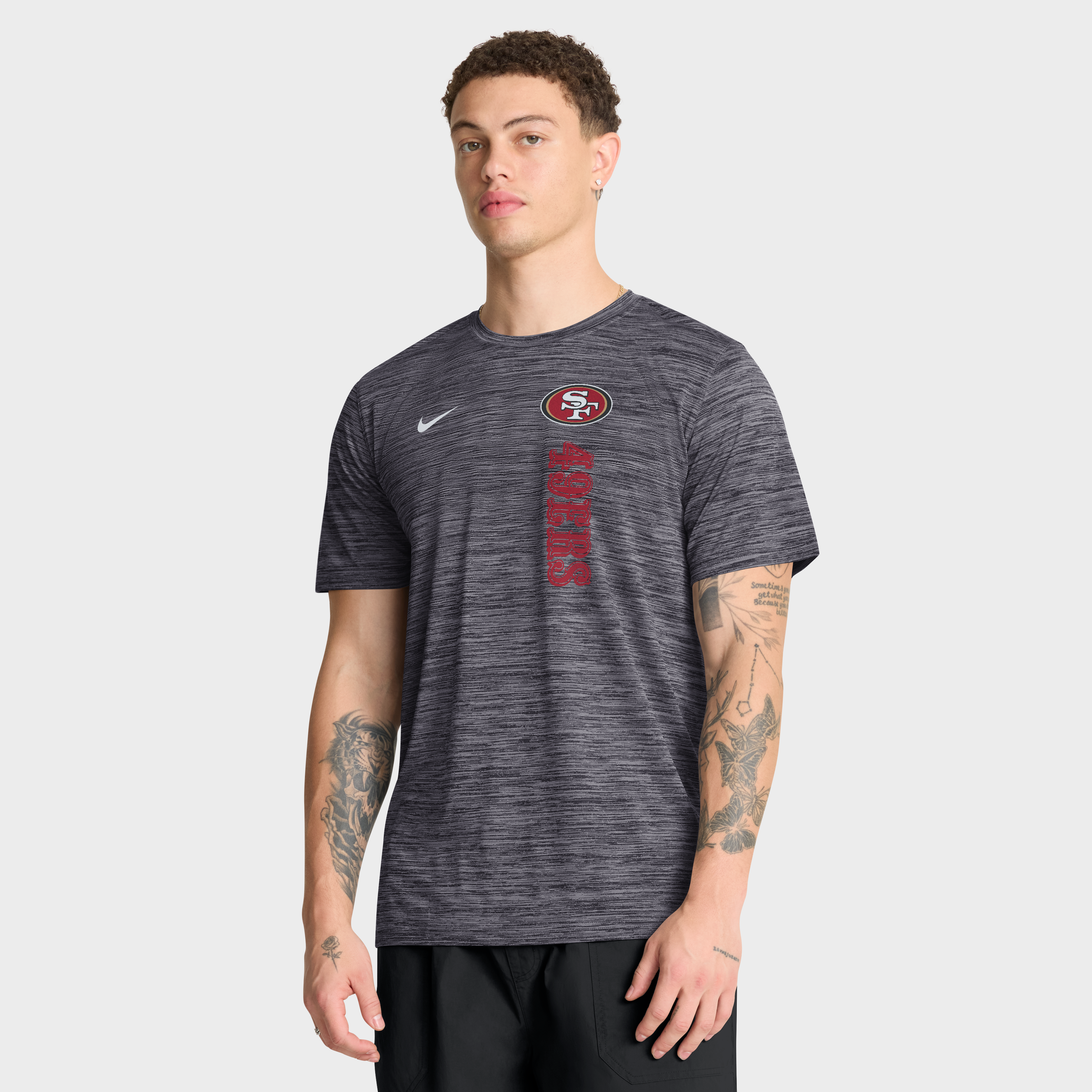 Men's Nike Black San Francisco 49ers Velocity Dri-FIT T-Shirt