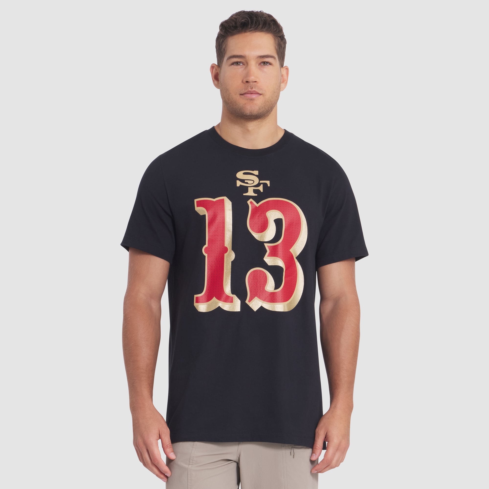 Men's Nike Brock Purdy Black San Francisco 49ers Rivalries Collection Player Name & Number T-Shirt