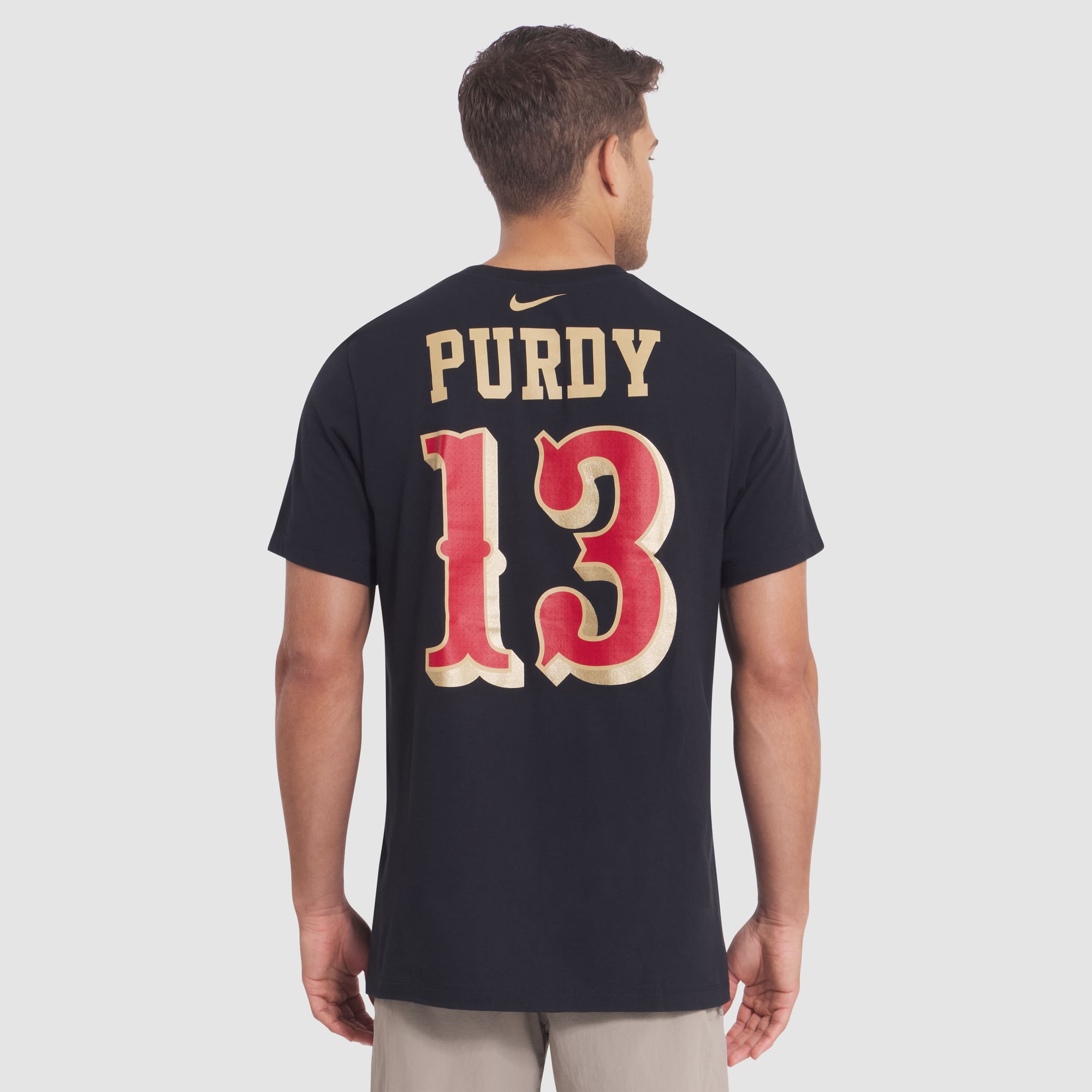 Men's Nike Brock Purdy Black San Francisco 49ers Rivalries Collection Player Name & Number T-Shirt
