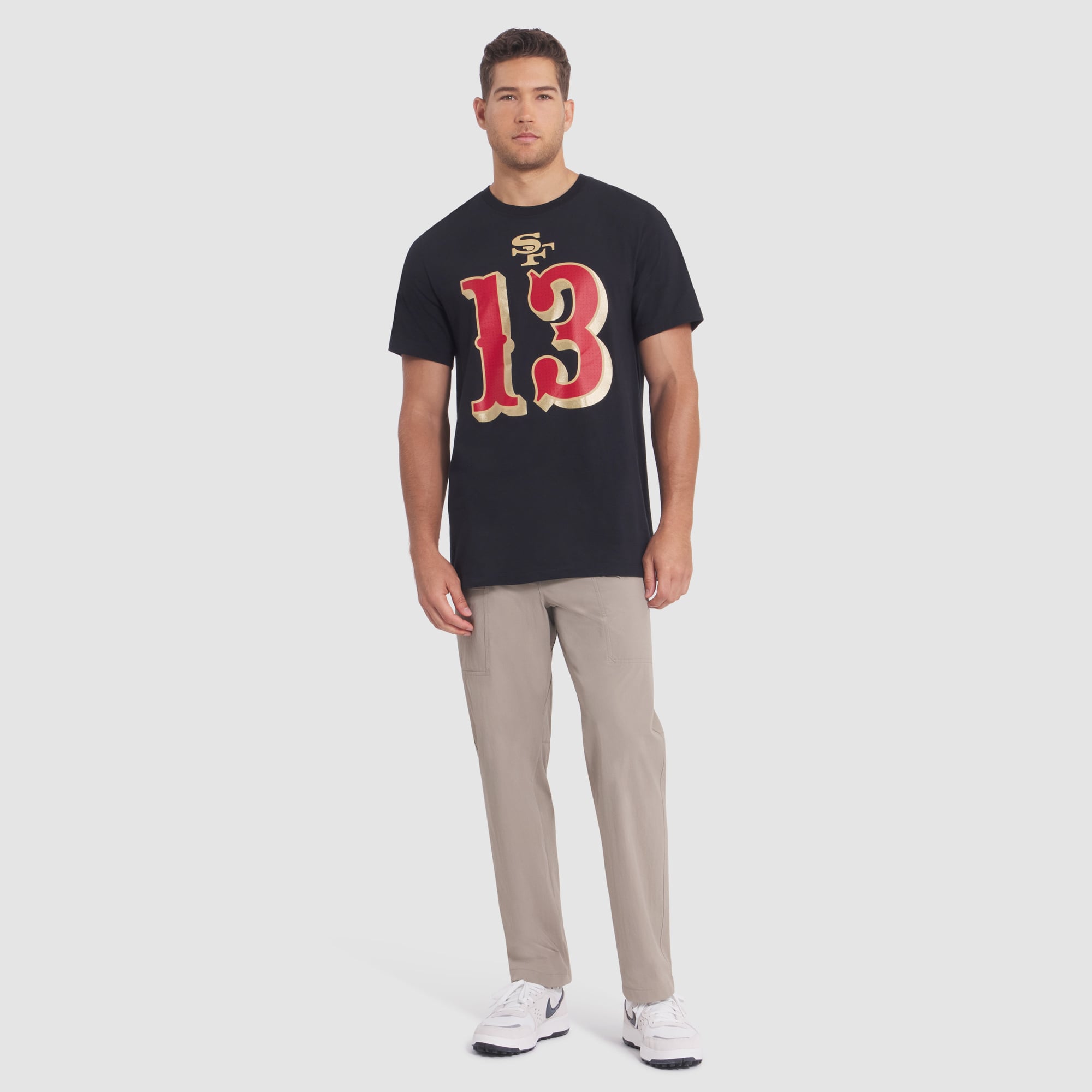 Men's Nike Brock Purdy Black San Francisco 49ers Rivalries Collection Player Name & Number T-Shirt