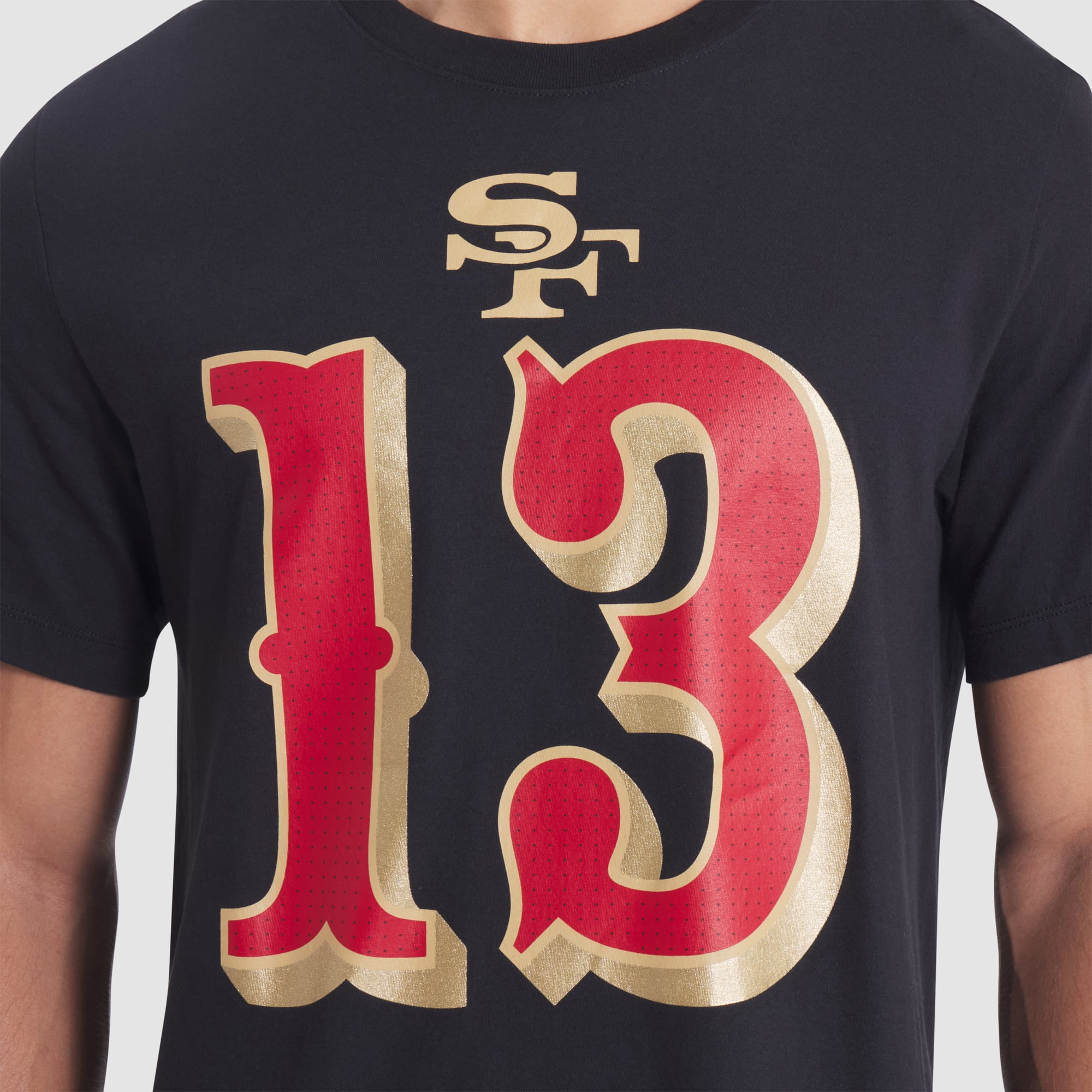 Men's Nike Brock Purdy Black San Francisco 49ers Rivalries Collection Player Name & Number T-Shirt
