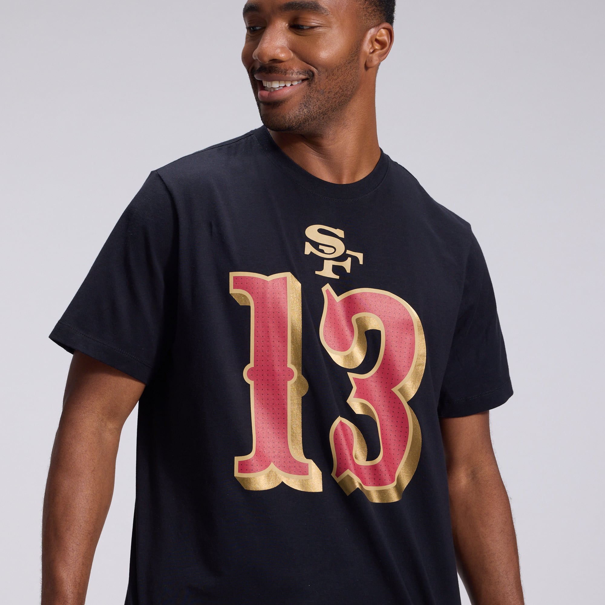 Men's Nike Brock Purdy Black San Francisco 49ers Rivalries Collection Player Name & Number T-Shirt