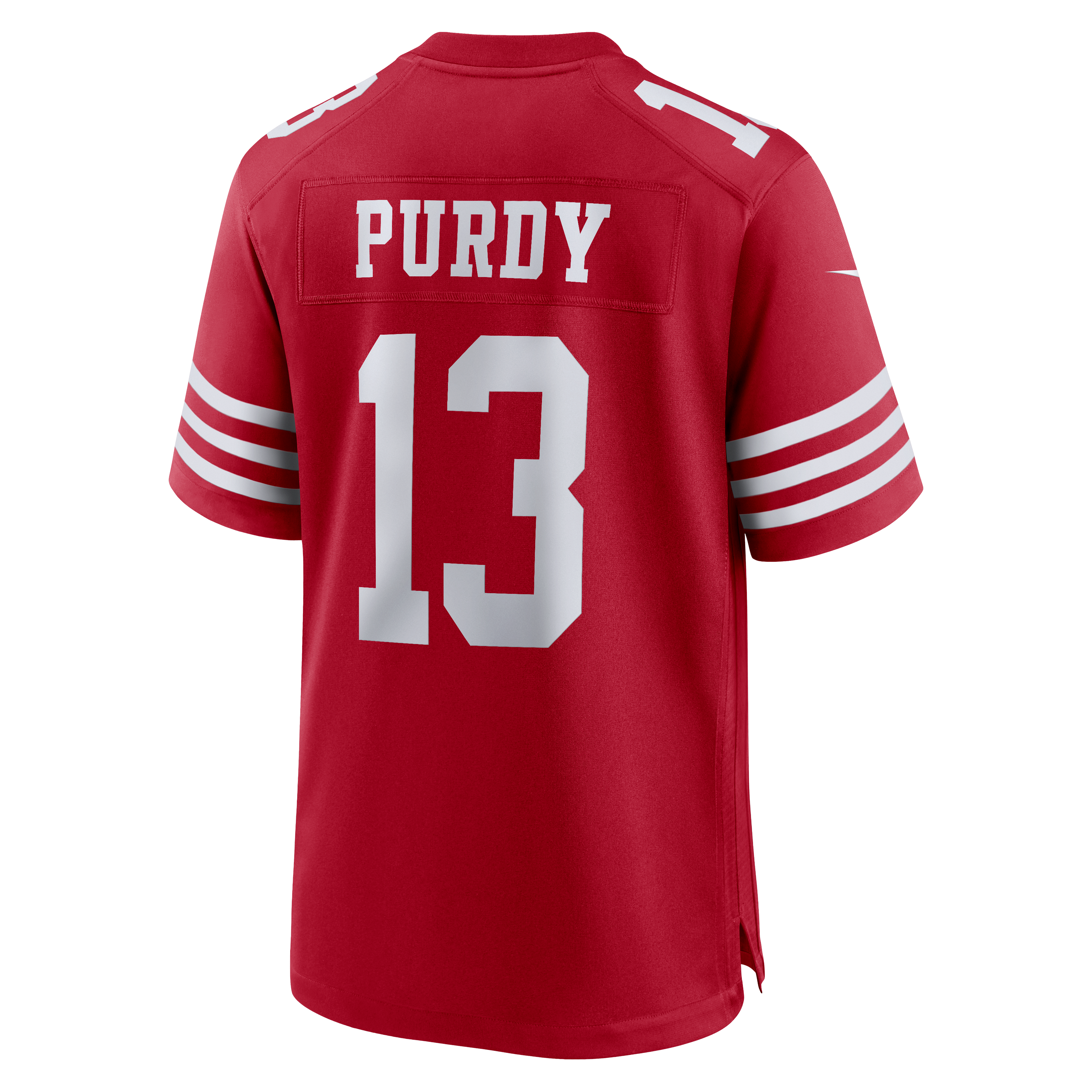 Maillot Nike Brock Purdy Scarlet des 49ers de San Francisco, édition spéciale 80e anniversaire