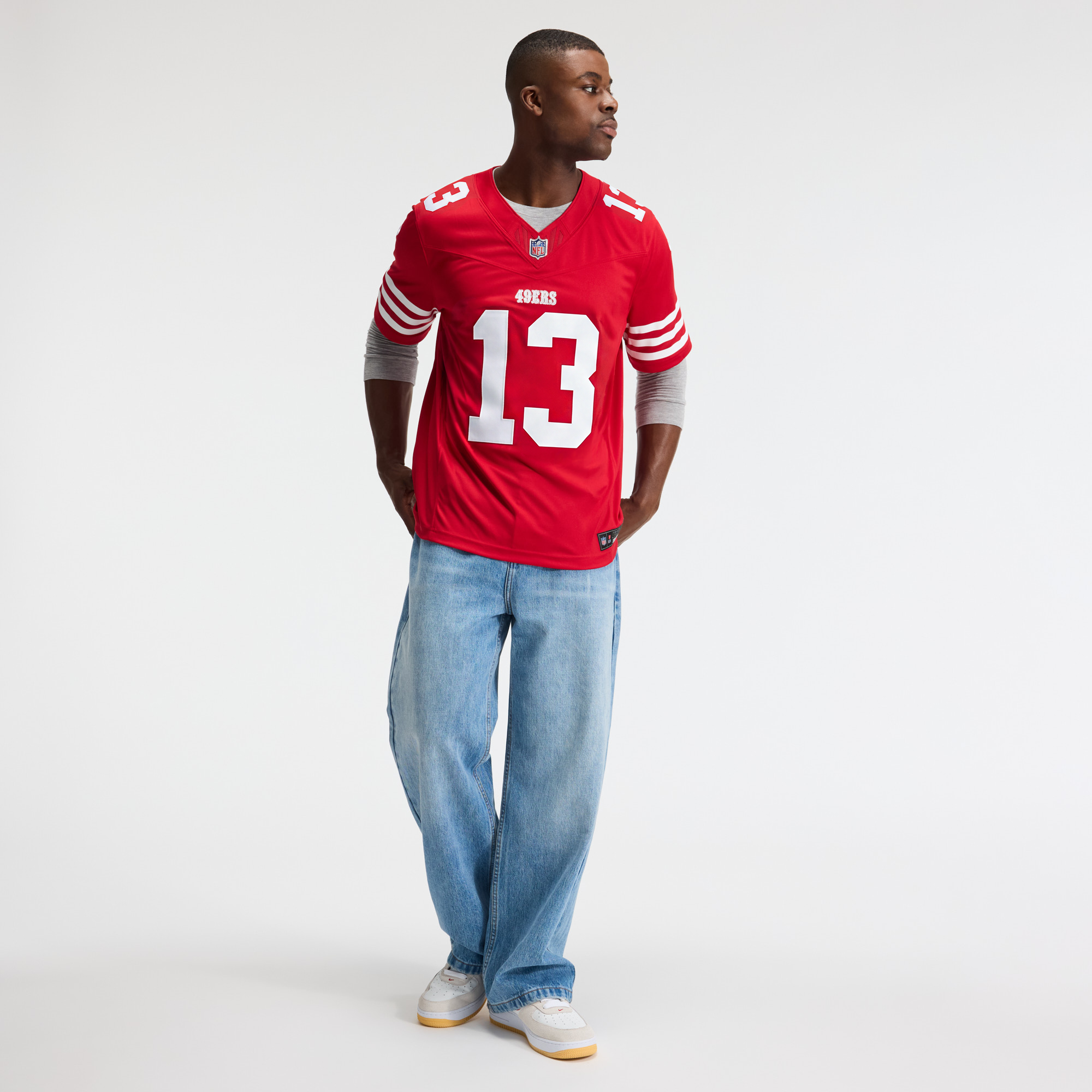 Men's Nike Brock Purdy Scarlet San Francisco 49ers Team Vapor F.U.S.E. Stitched Limited Jersey