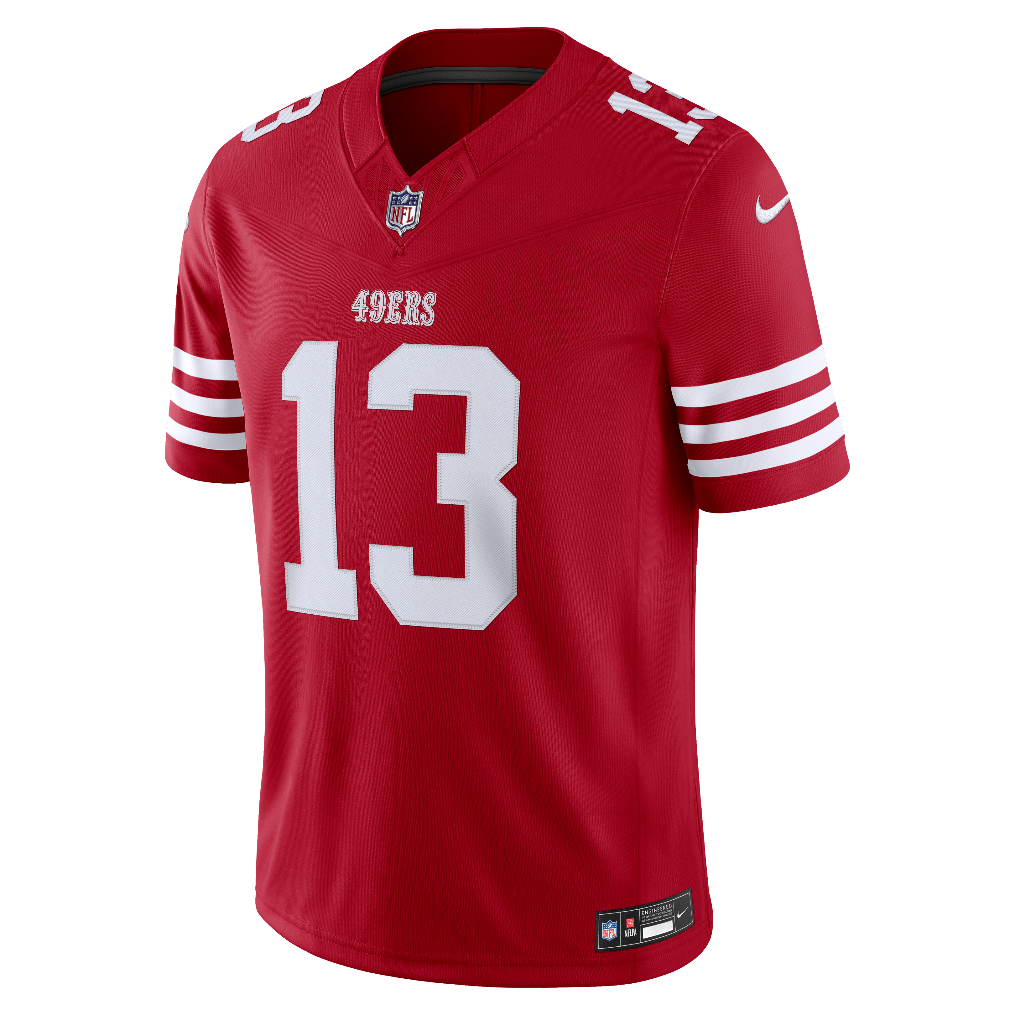 Men's Nike Brock Purdy Scarlet San Francisco 49ers Team Vapor F.U.S.E. Stitched Limited Jersey