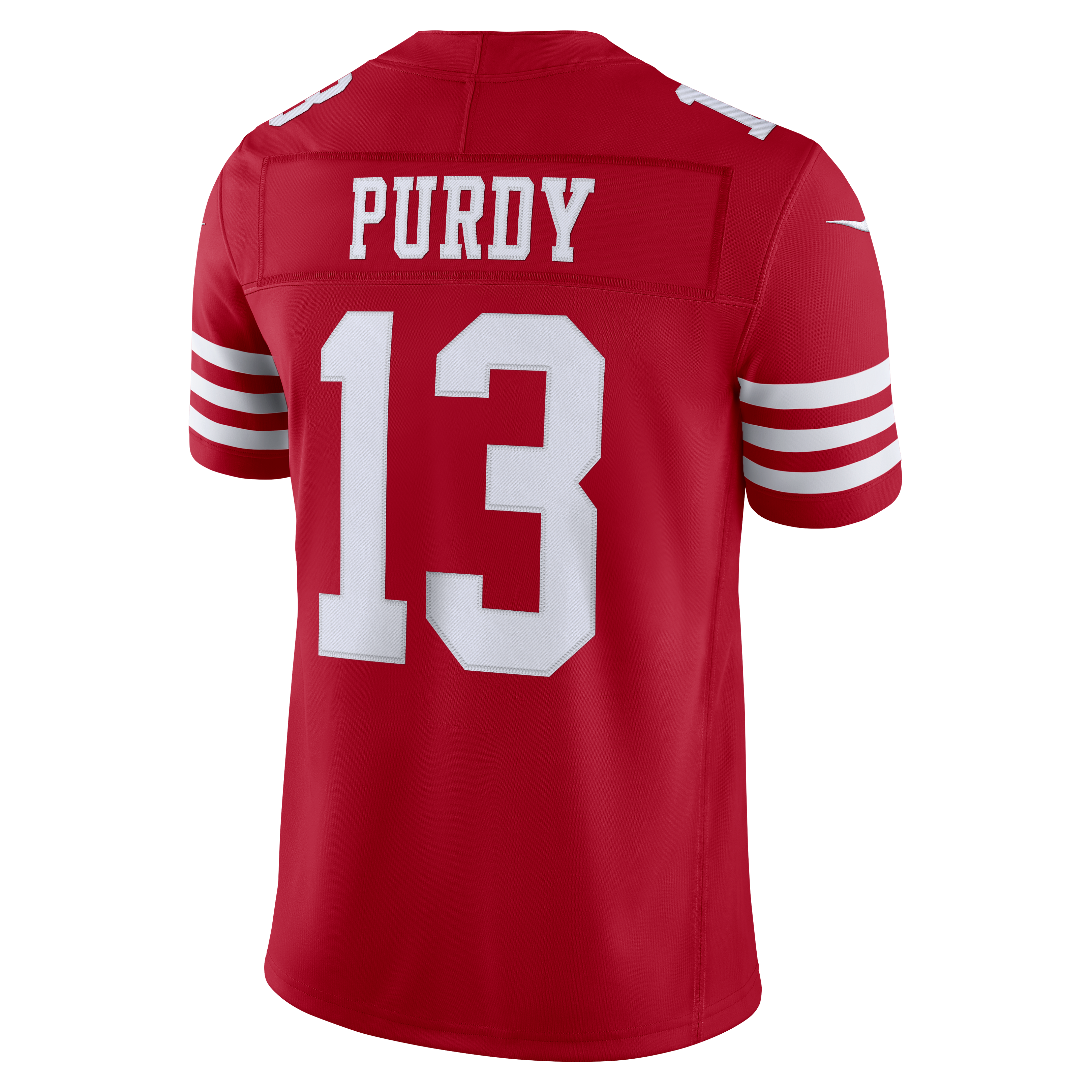 Men's Nike Brock Purdy Scarlet San Francisco 49ers Team Vapor F.U.S.E. Stitched Limited Jersey