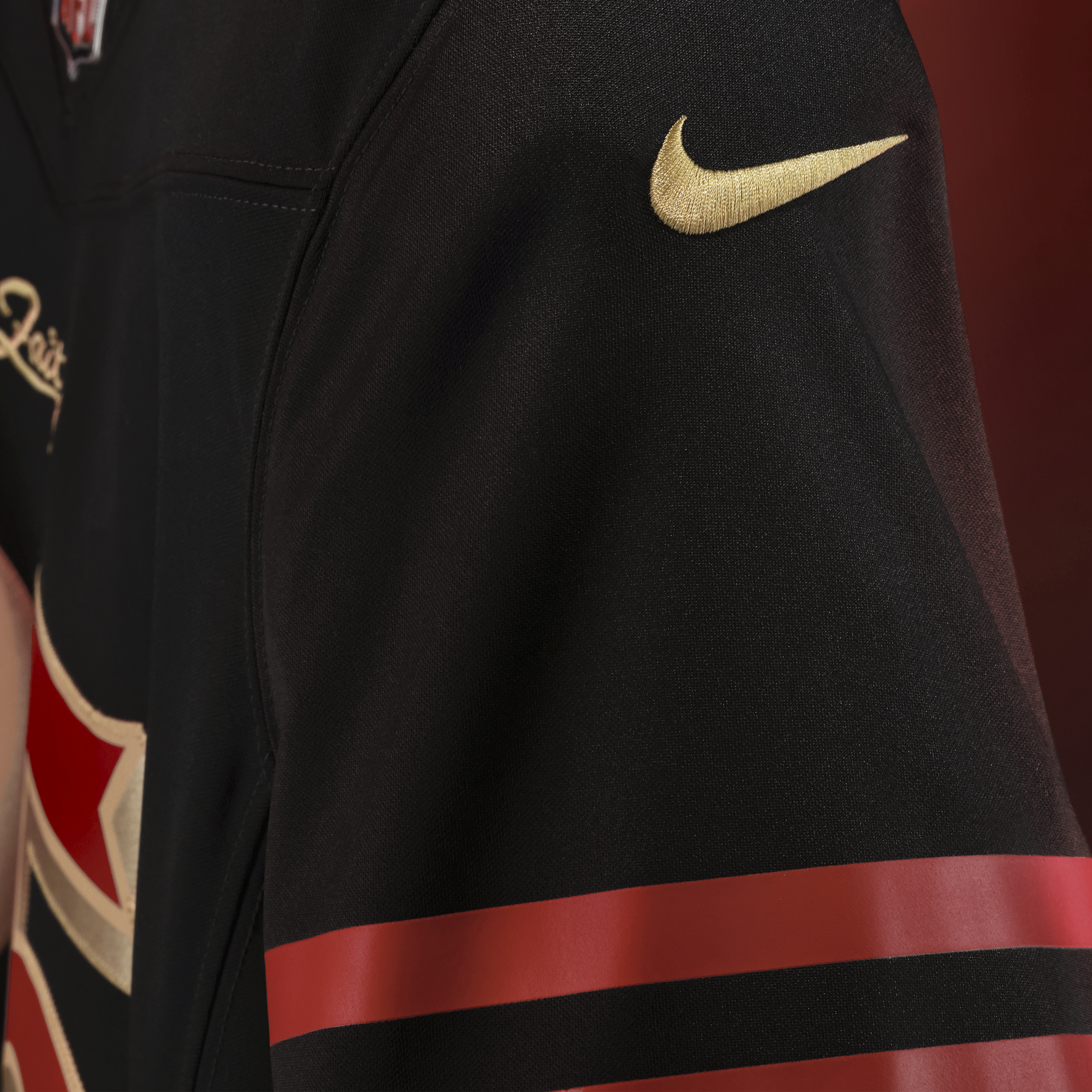 Men's Nike Christian McCaffrey Black San Francisco 49ers Rivalries Collection Stitched Limited Jersey