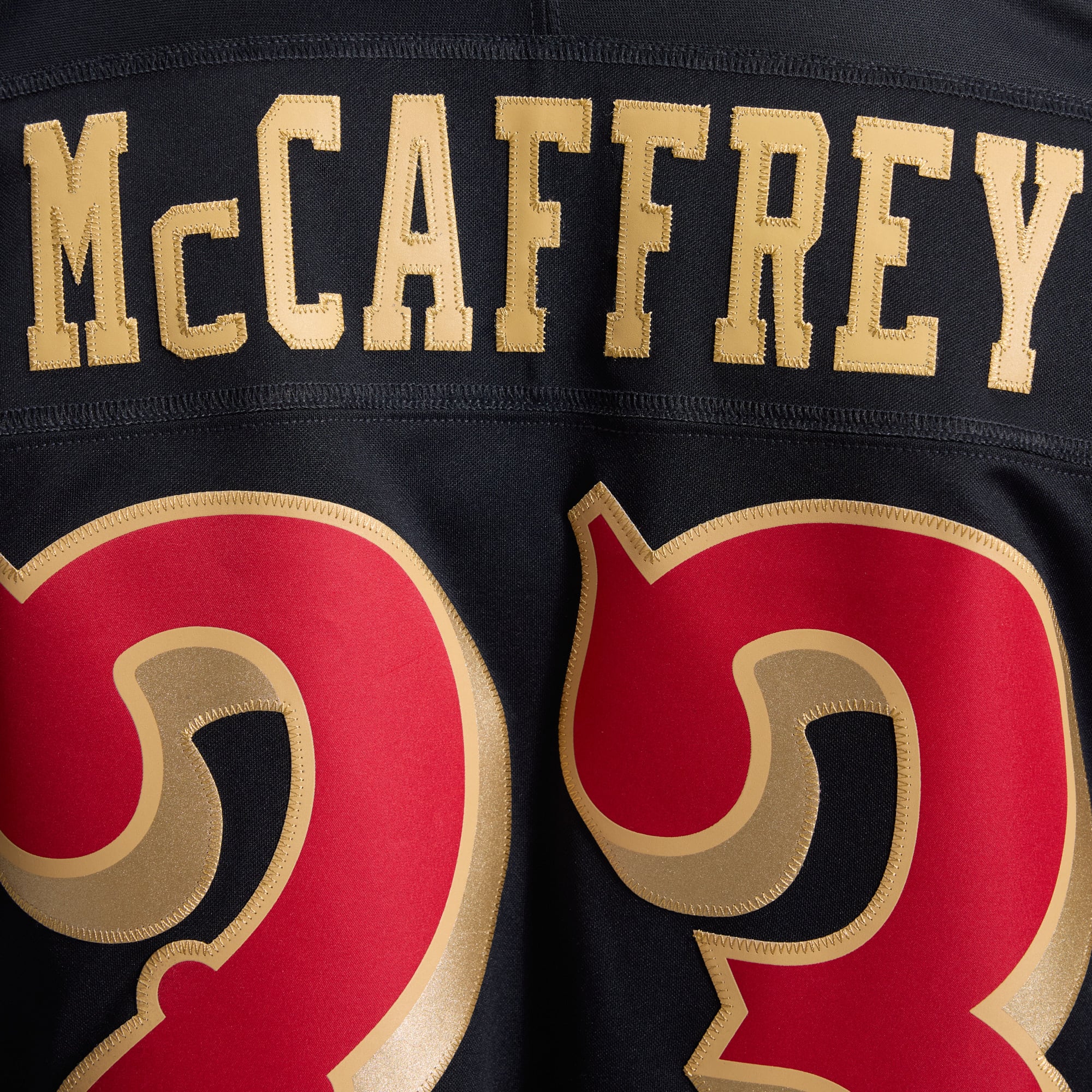 Men's Nike Christian McCaffrey Black San Francisco 49ers Rivalries Collection Stitched Limited Jersey