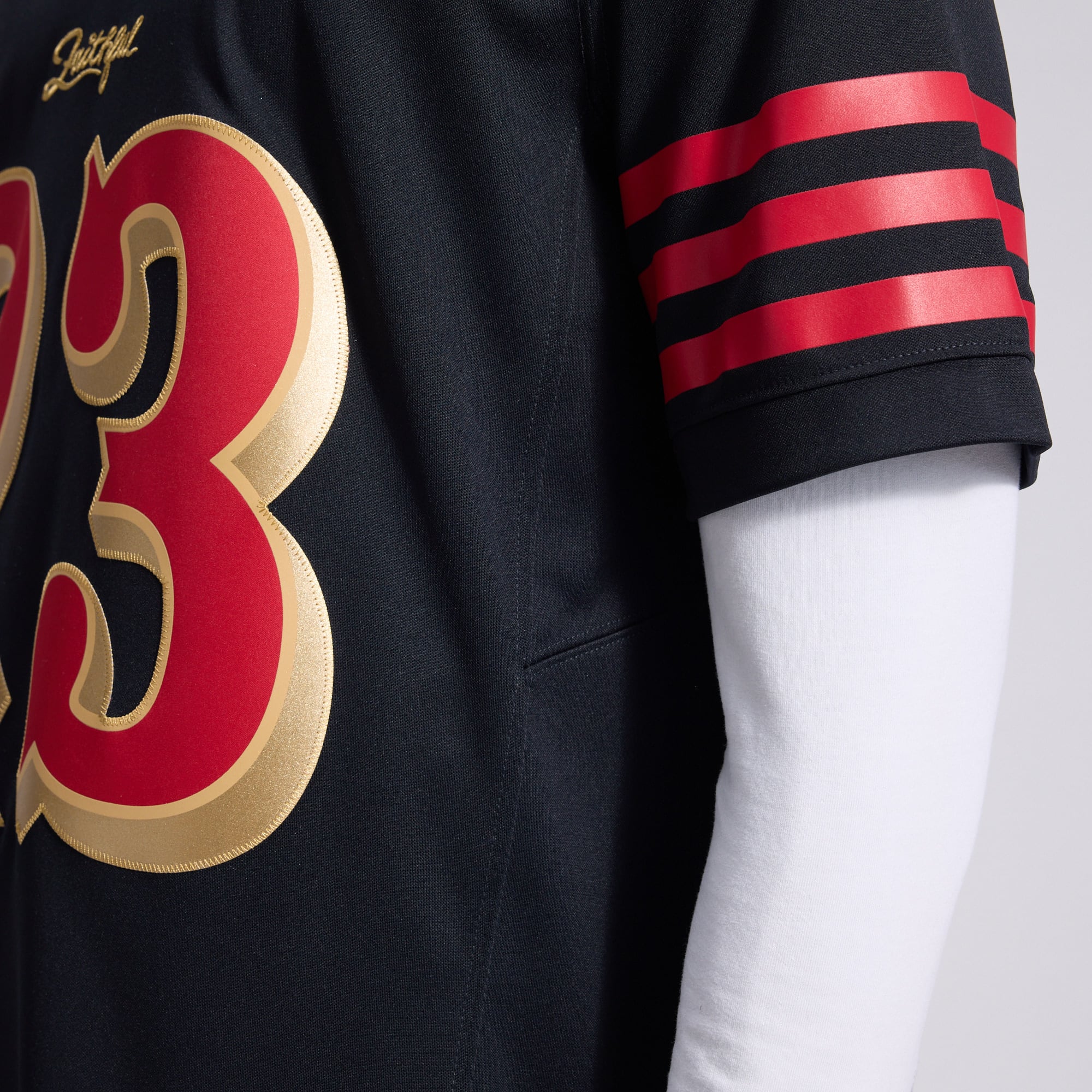 Men's Nike Christian McCaffrey Black San Francisco 49ers Rivalries Collection Stitched Limited Jersey