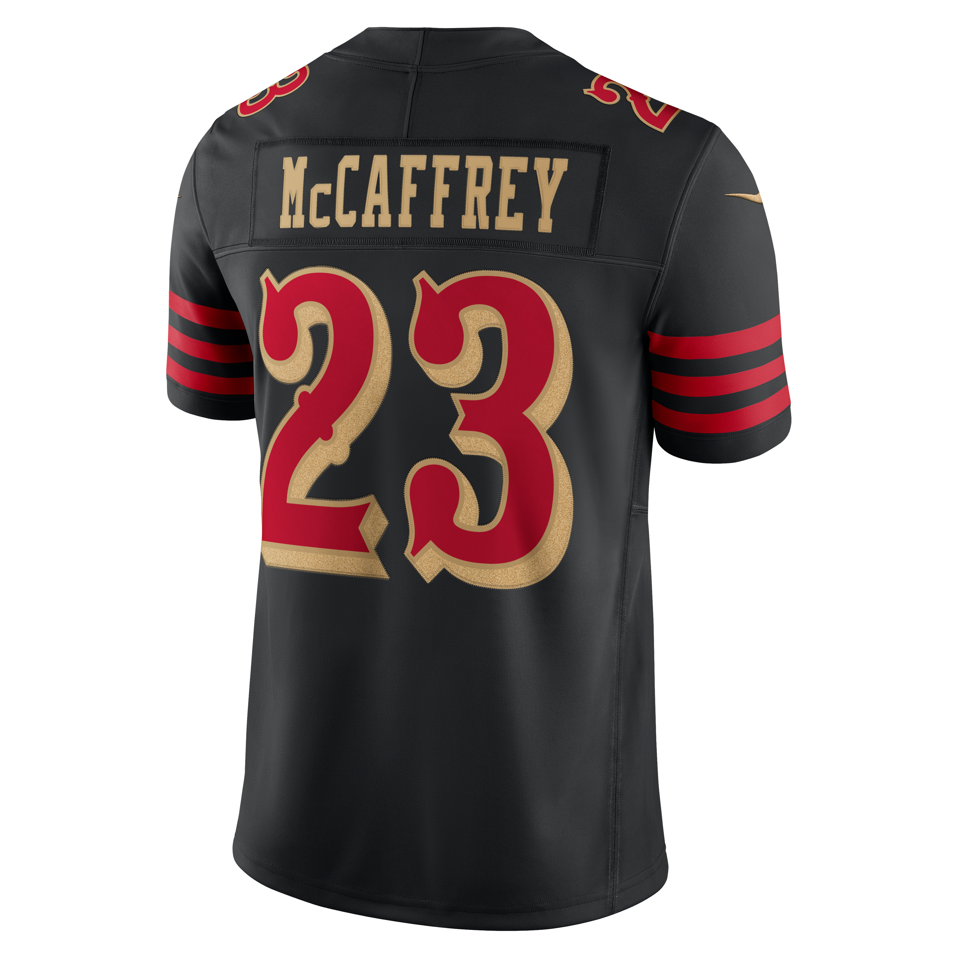 Men's Nike Christian McCaffrey Black San Francisco 49ers Rivalries Collection Stitched Limited Jersey
