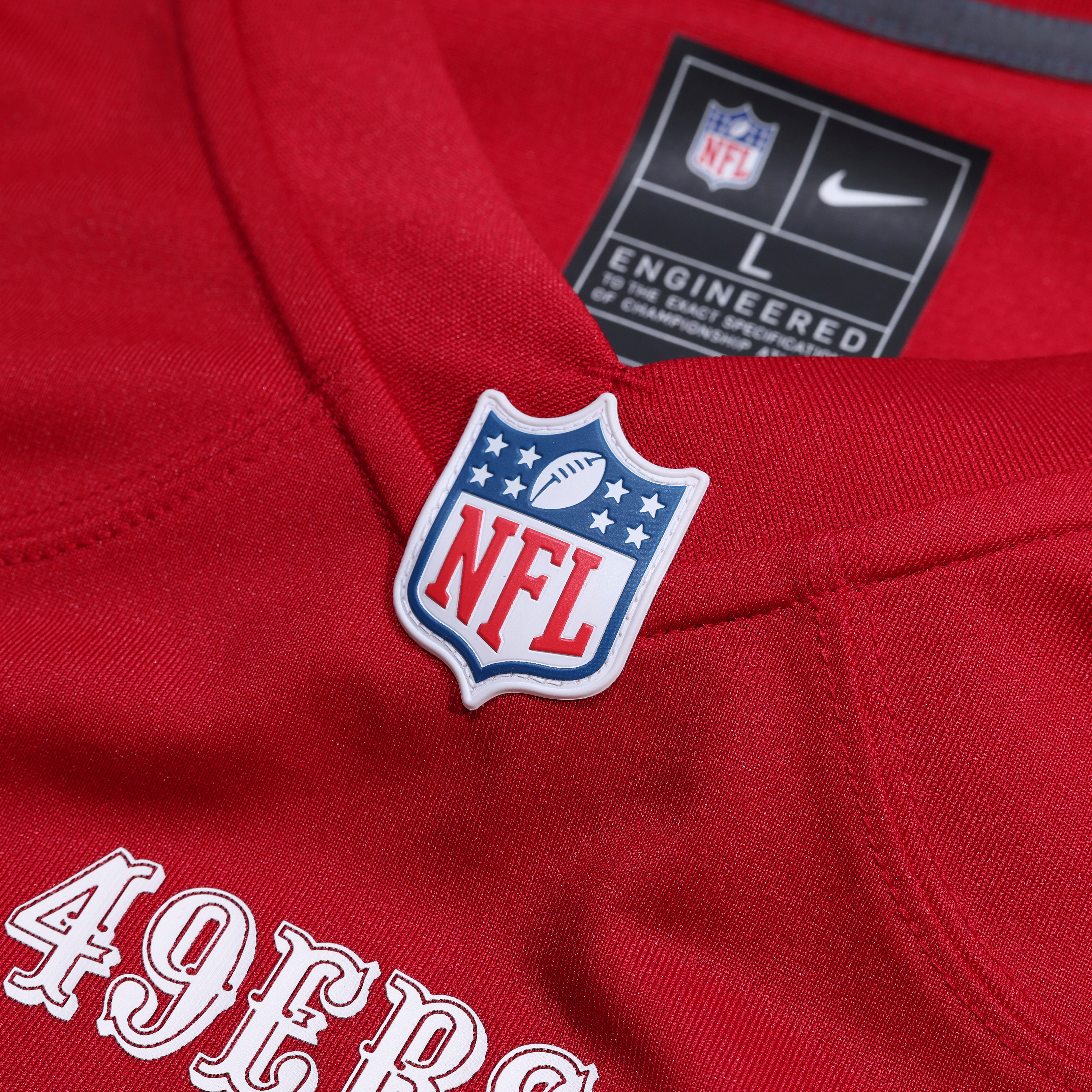 Men's Nike Christian McCaffrey White San Francisco 49ers 80th Anniversary Game Jersey
