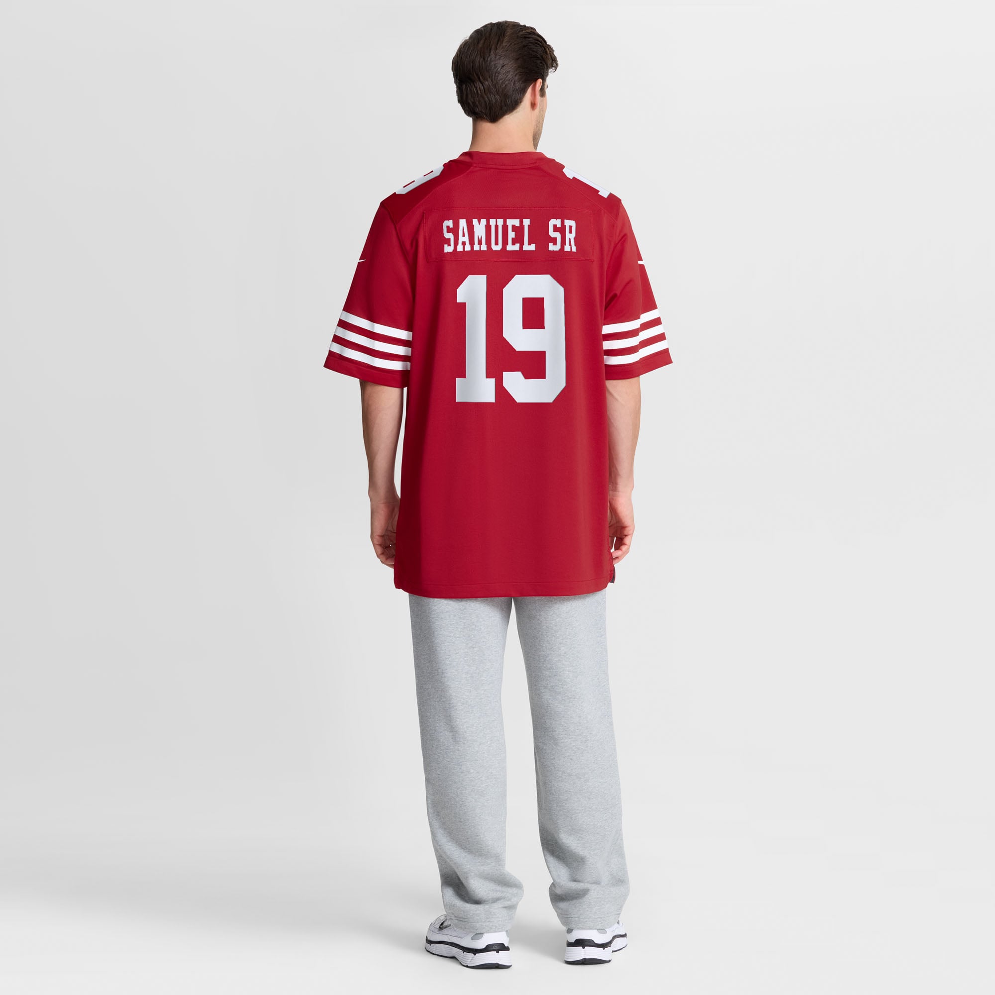 Maillot de match Nike Deebo Samuel Sr Scarlet des 49ers San Francisco pour homme