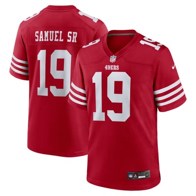 Deebo Samuel Sr San Francisco 49ers Nike Team Game Jersey - Scarlet