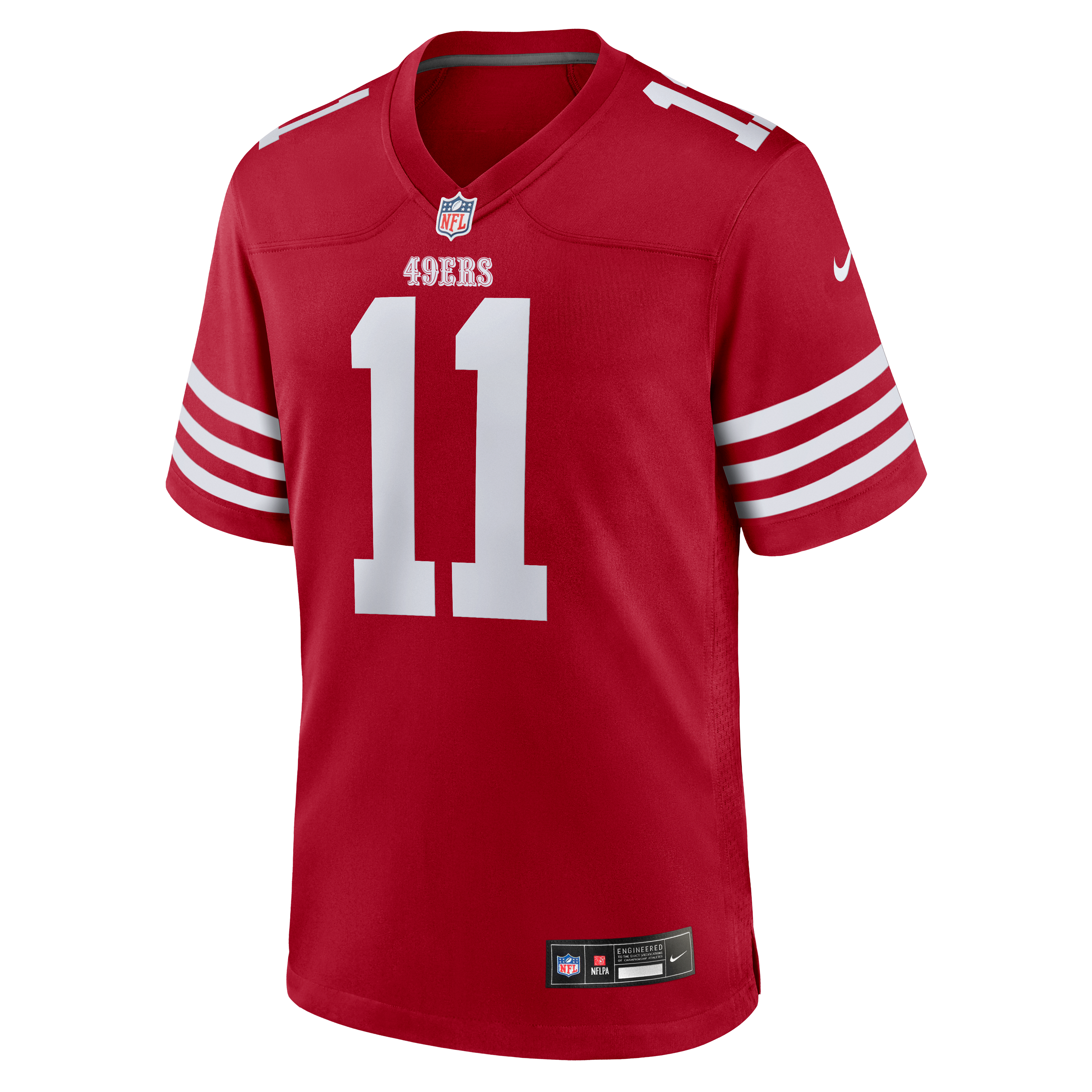 Maillot de match Nike Demarcus Robinson Scarlet des 49ers San Francisco pour homme