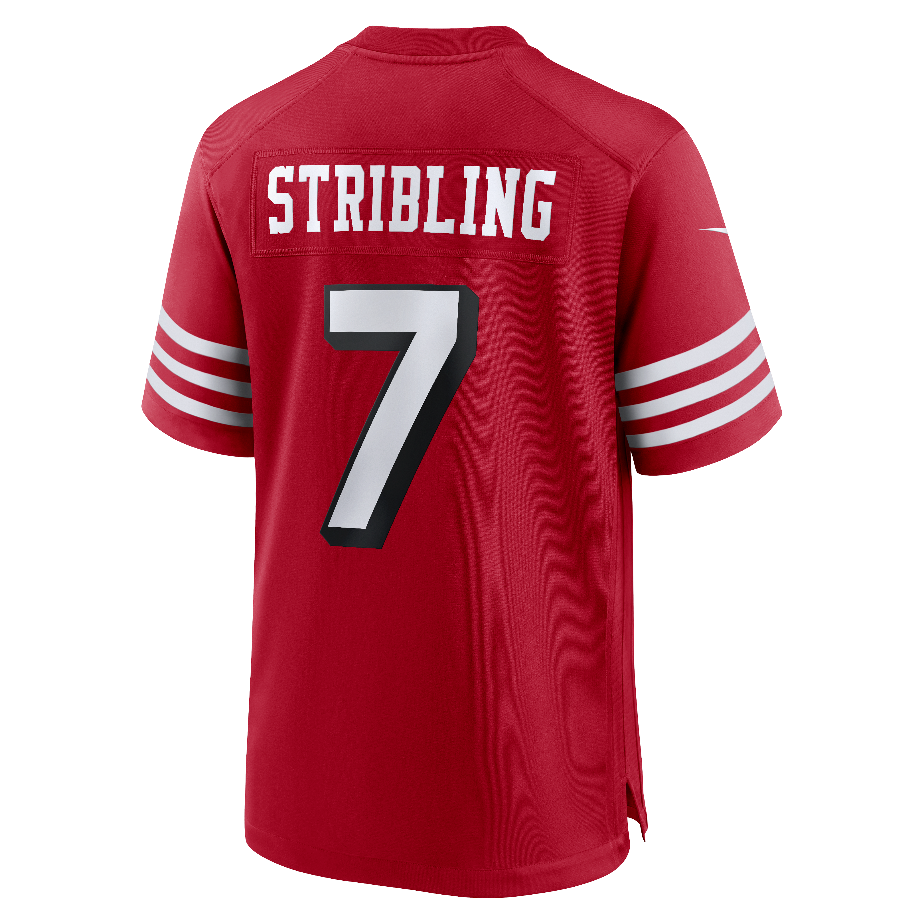Maillot alternatif Nike De'Zhaun Stribling écarlate des 49ers de San Francisco pour homme