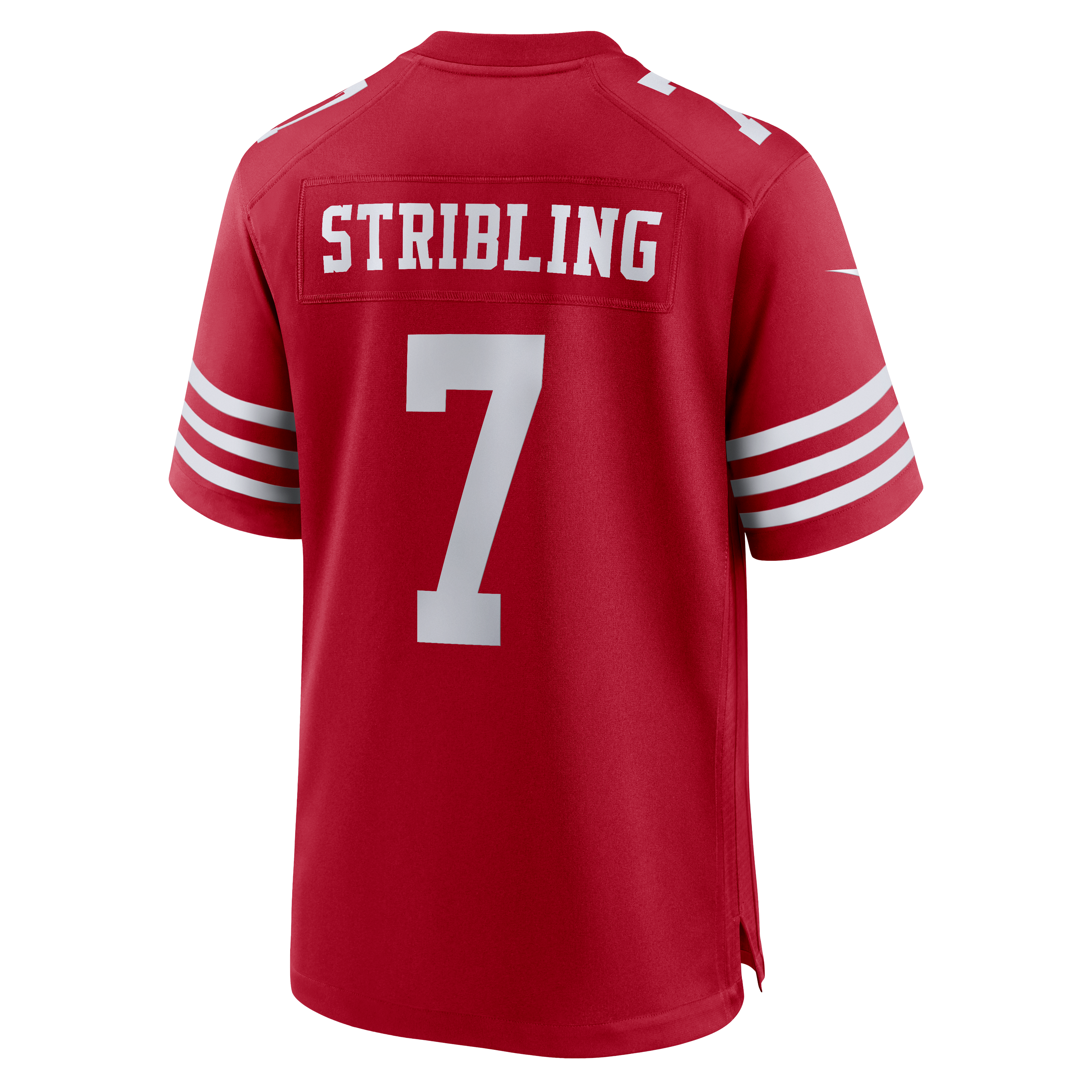 Maillot de match Nike De'Zhaun Stribling Scarlet San Francisco 49ers pour homme