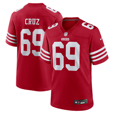 Enrique Cruz Jr. San Francisco 49ers Nike Team Game Jersey - Scarlet
