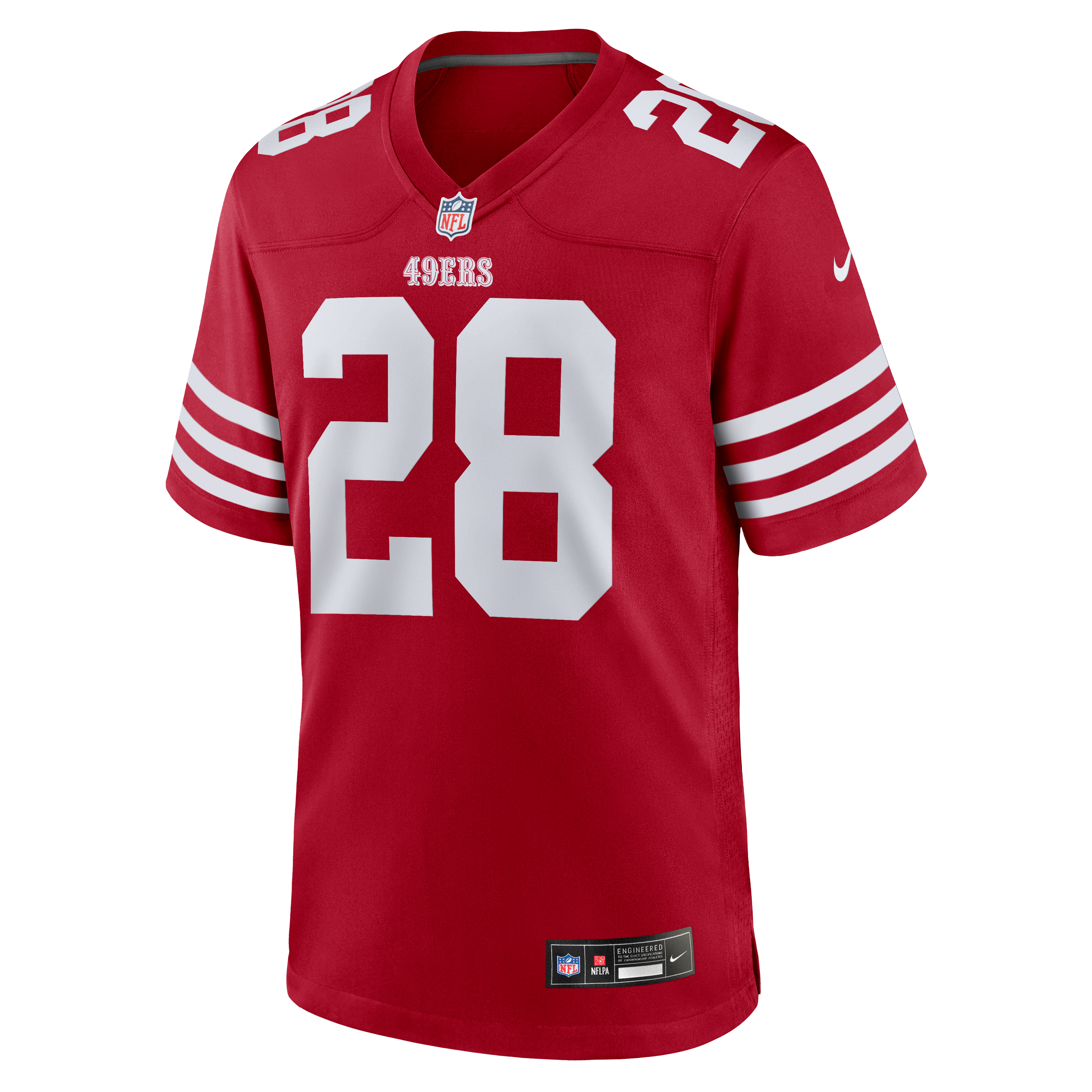 Maillot de match Nike Ephesians Prysock Scarlet des 49ers San Francisco pour homme