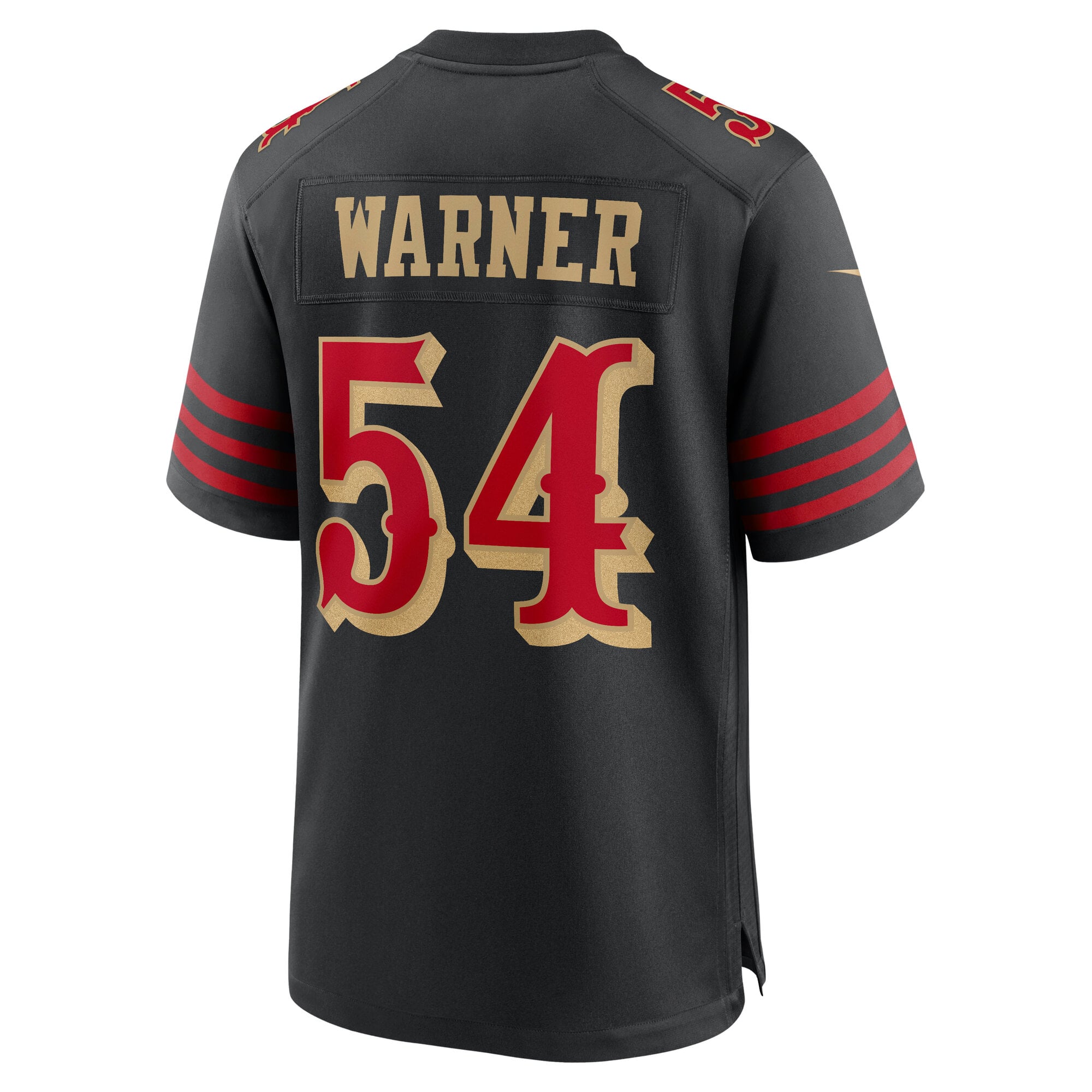 Men's Nike Fred Warner Black San Francisco 49ers Rivalries Collection Game Jersey