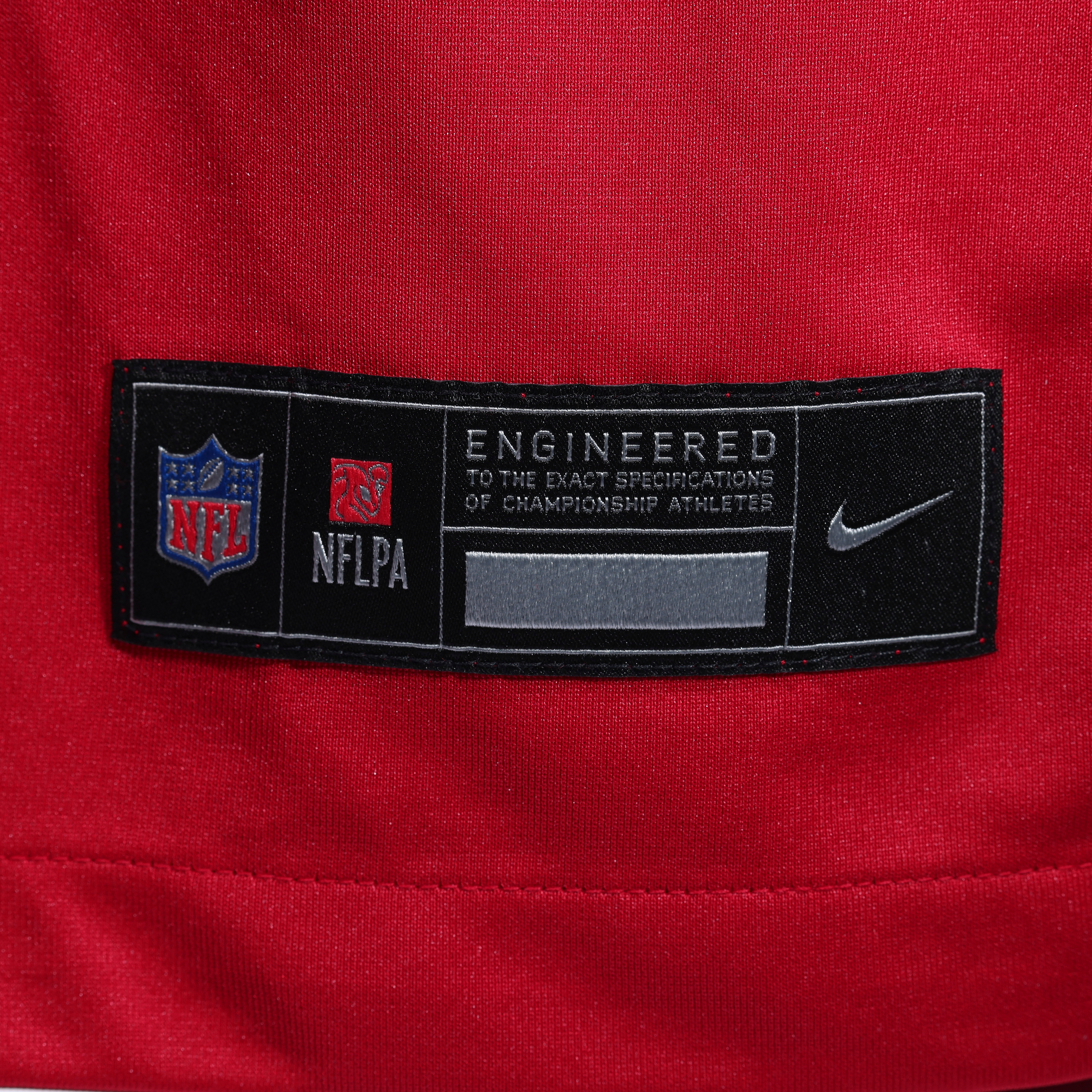 Men's Nike Fred Warner Scarlet San Francisco 49ers 80th Anniversary Game Jersey