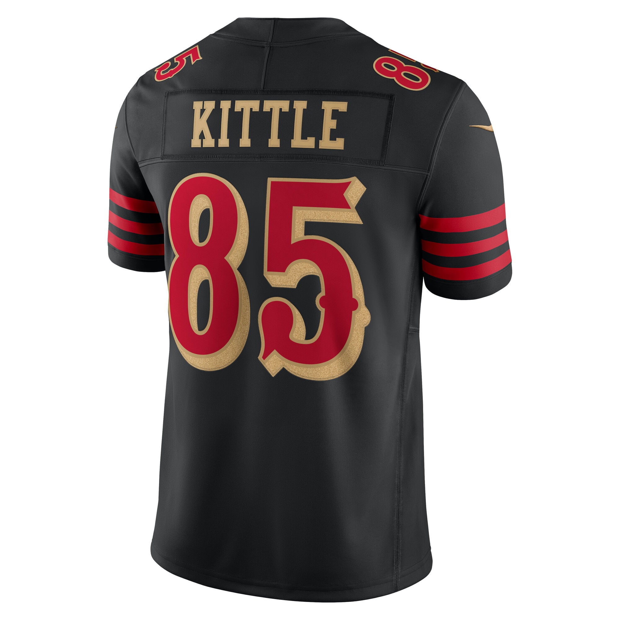 Men's Nike George Kittle Black San Francisco 49ers Rivalries Collection Stitched Limited Jersey