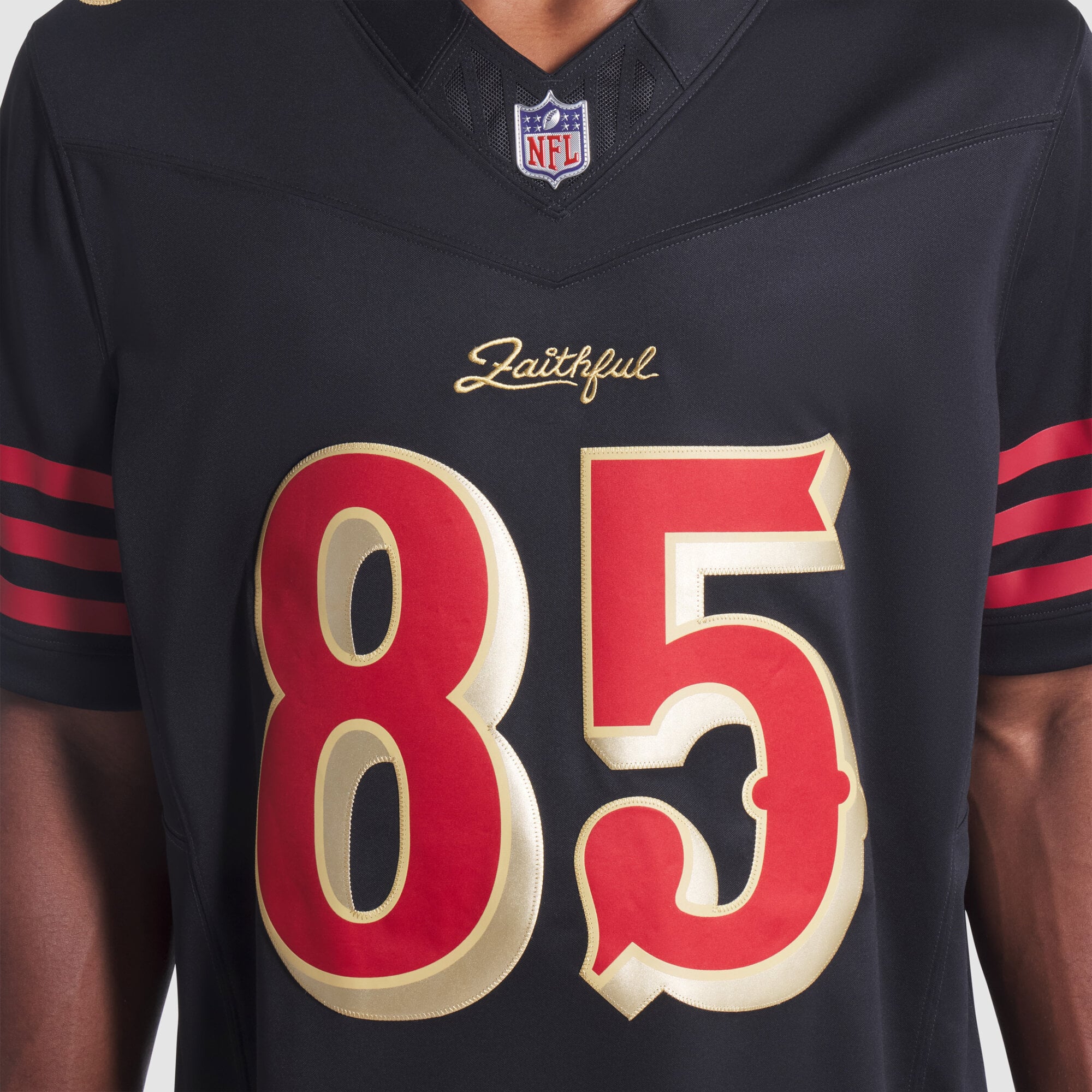 Men's Nike George Kittle Black San Francisco 49ers Rivalries Collection Stitched Limited Jersey