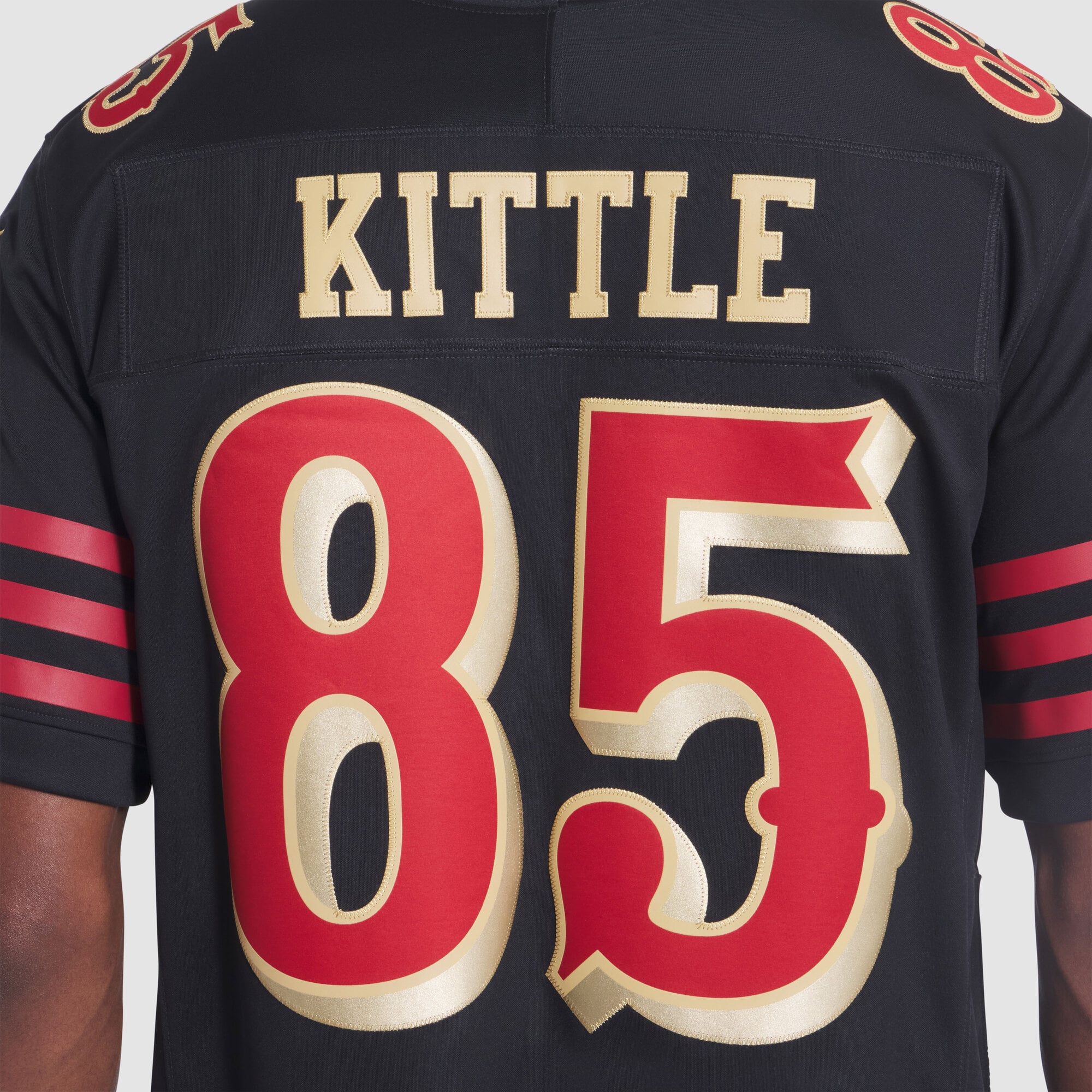 Men's Nike George Kittle Black San Francisco 49ers Rivalries Collection Stitched Limited Jersey