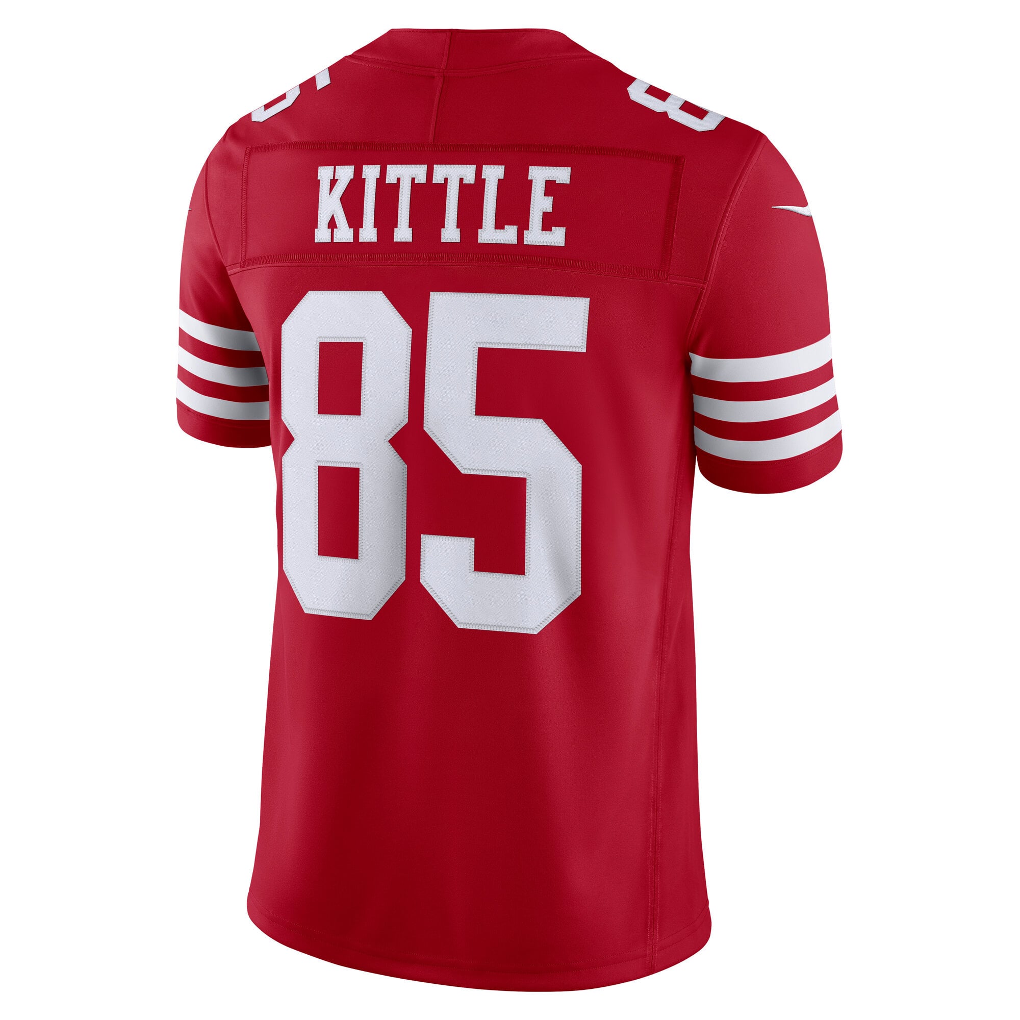 Men's Nike George Kittle Scarlet San Francisco 49ers Vapor F.U.S.E. Stitched Limited Jersey
