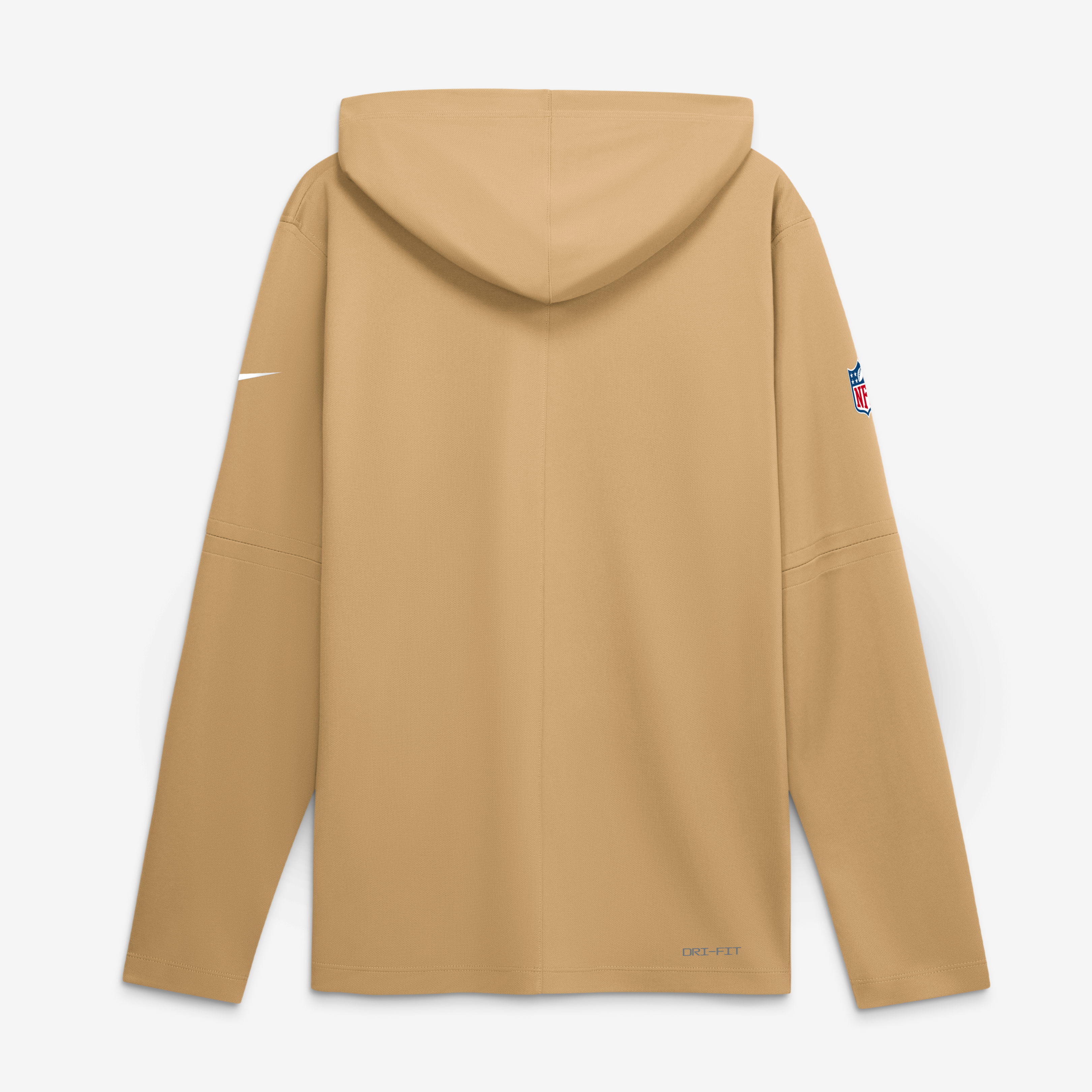 Men's Nike Scarlet San Francisco 49ers Sideline Game On Lightweight Long Sleeve Hooded Dri-FIT Top