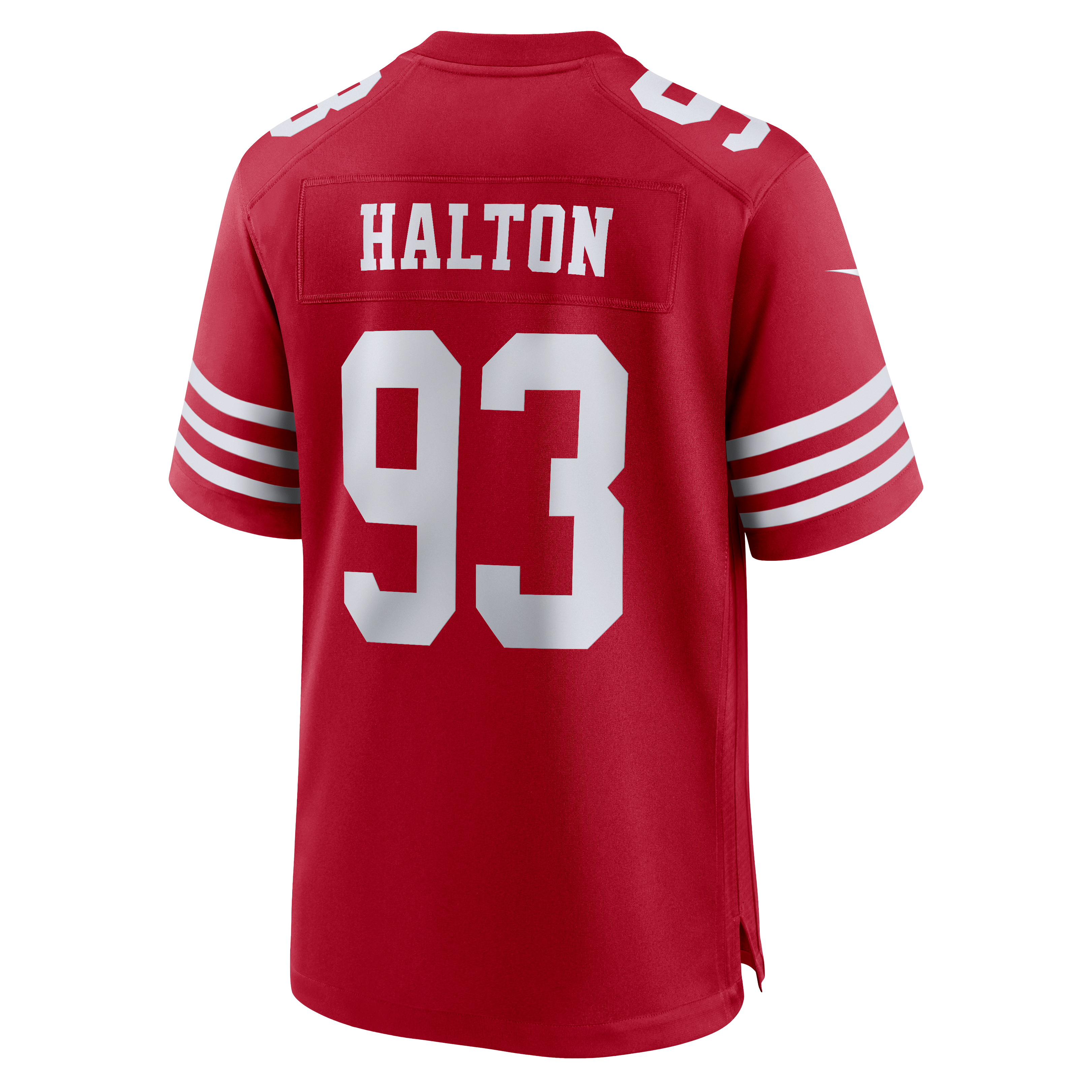 Men's Nike Gracen Halton Scarlet San Francisco 49ers Team Game Jersey