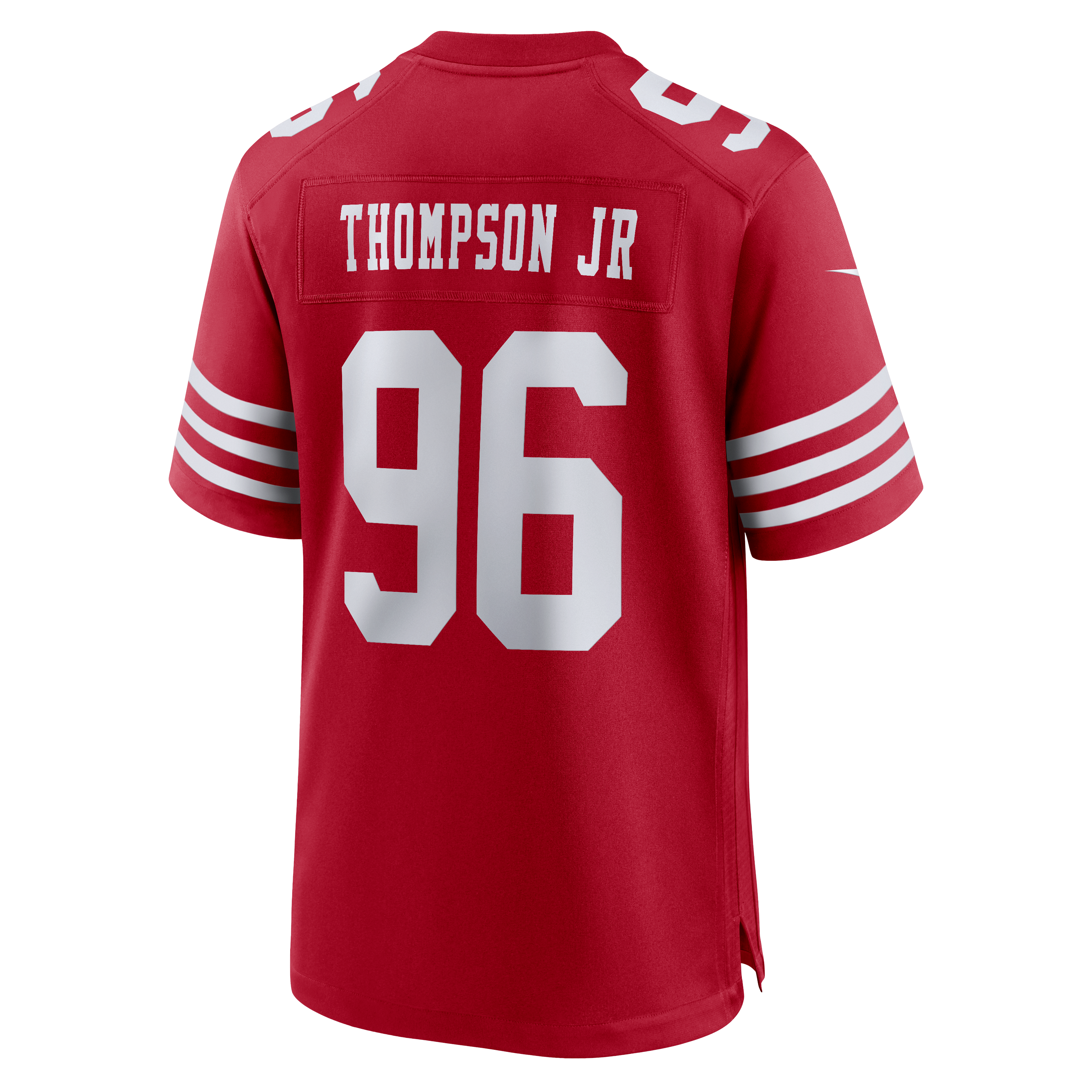 Men's Nike James Thompson Jr Scarlet San Francisco 49ers Team Game Jersey