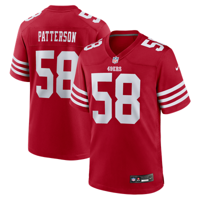 Jarrett Patterson San Francisco 49ers Nike Team Game Jersey - Scarlet