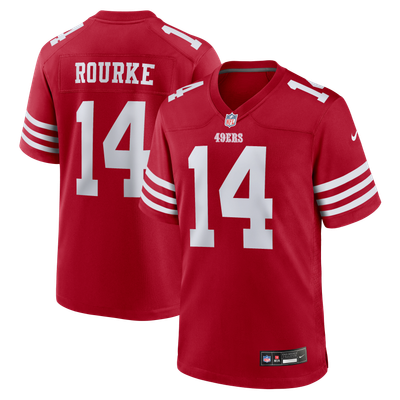 Kurtis Rourke San Francisco 49ers Nike Team Game Jersey - Scarlet