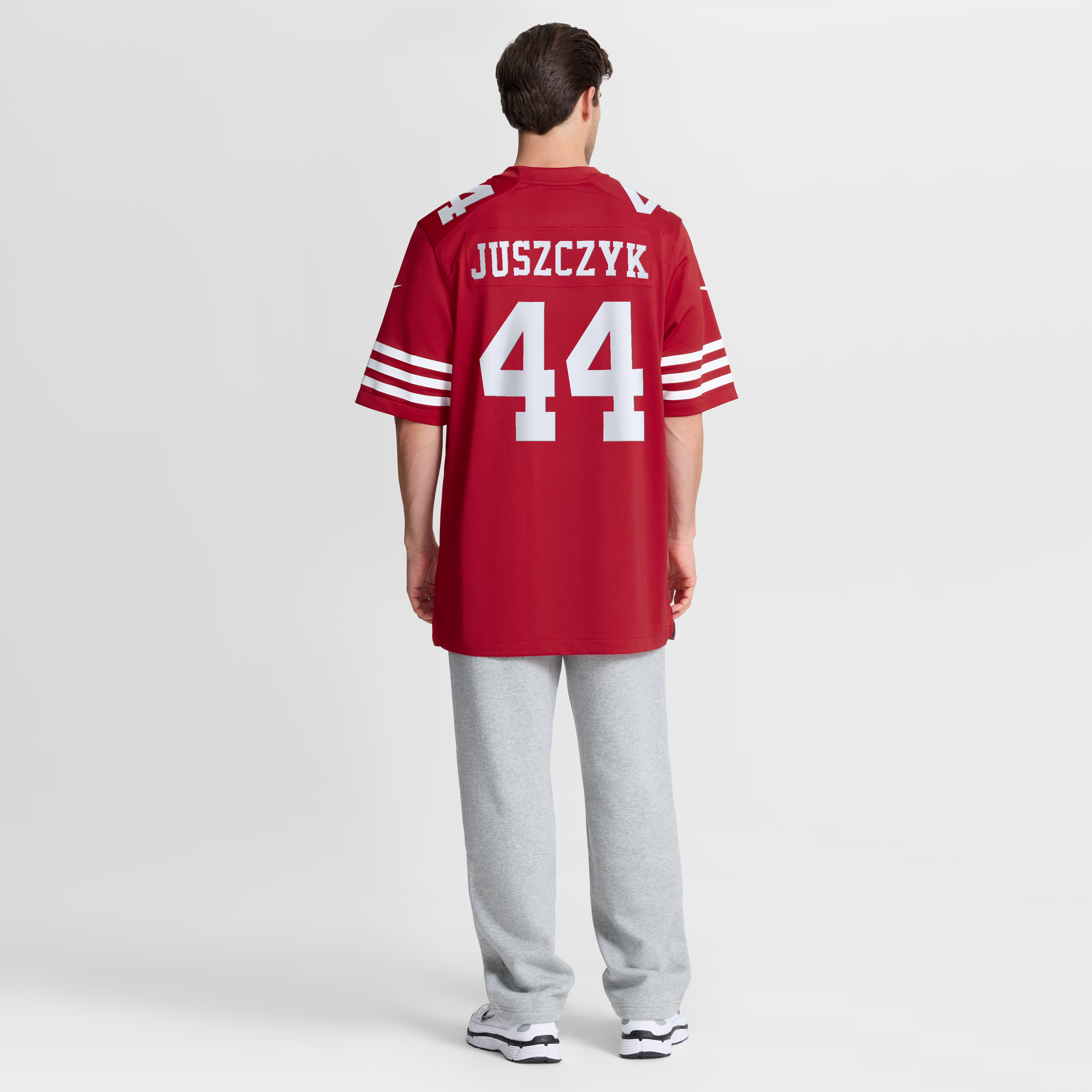 Men's Nike Kyle Juszczyk Scarlet San Francisco 49ers 80th Anniversary Game Jersey