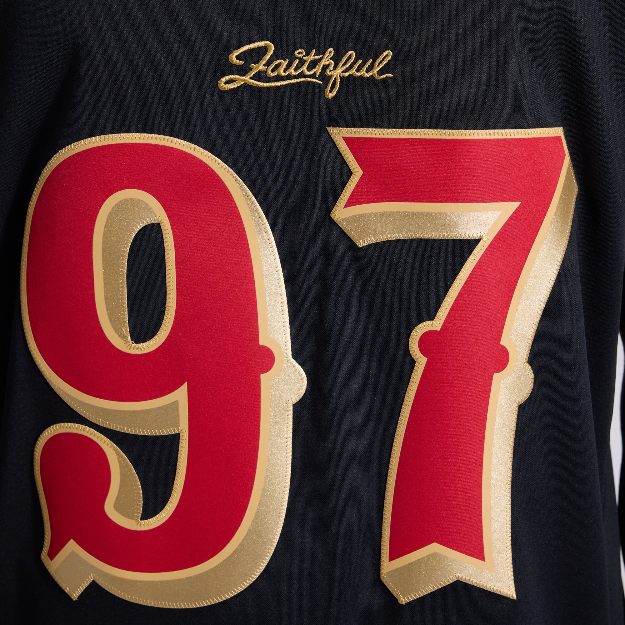 Maillot Nike Nick Bosa noir pour homme, collection Rivalries des 49ers de San Francisco, édition limitée cousue