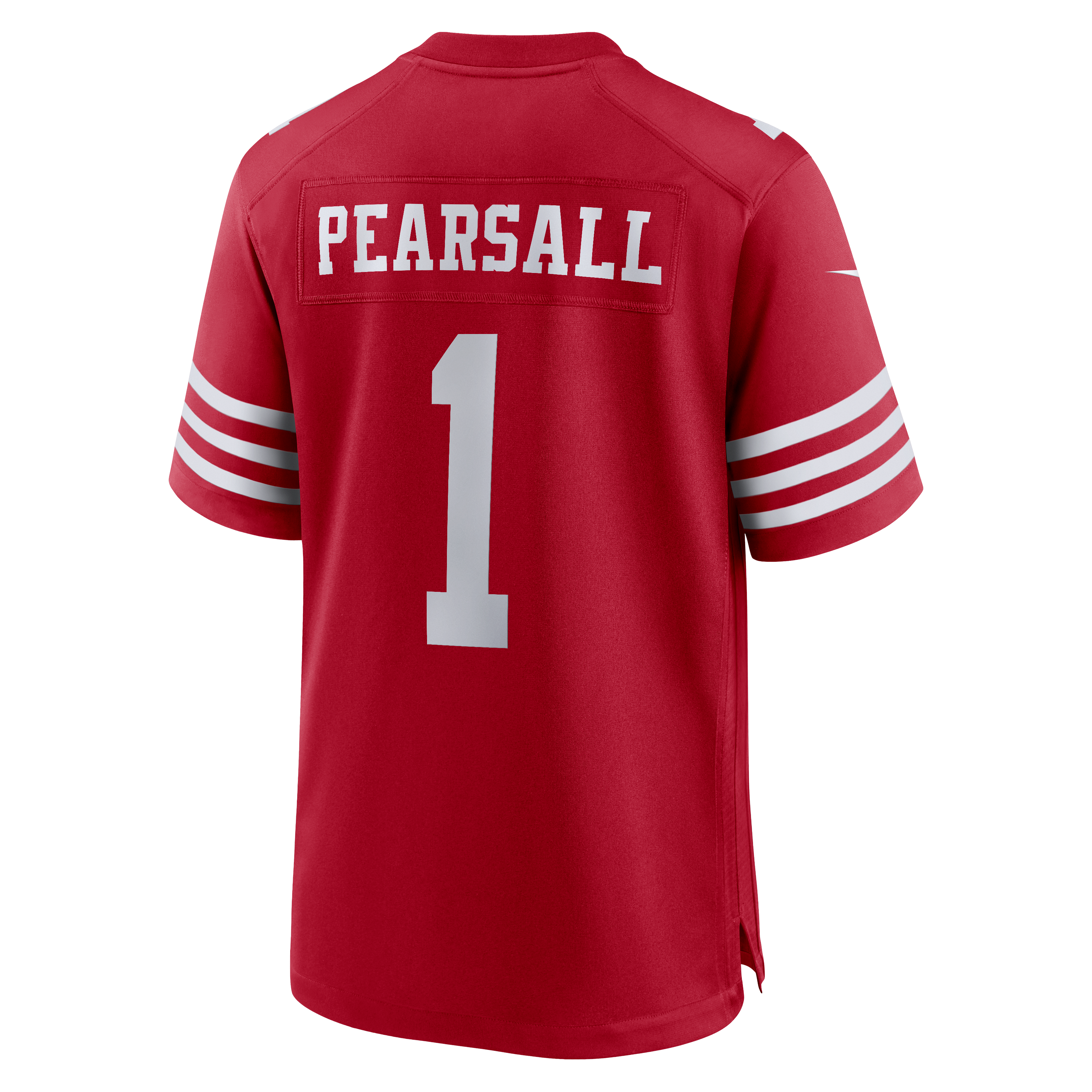 Maillot Nike Ricky Pearsall Scarlet des 49ers de San Francisco, édition spéciale 80e anniversaire