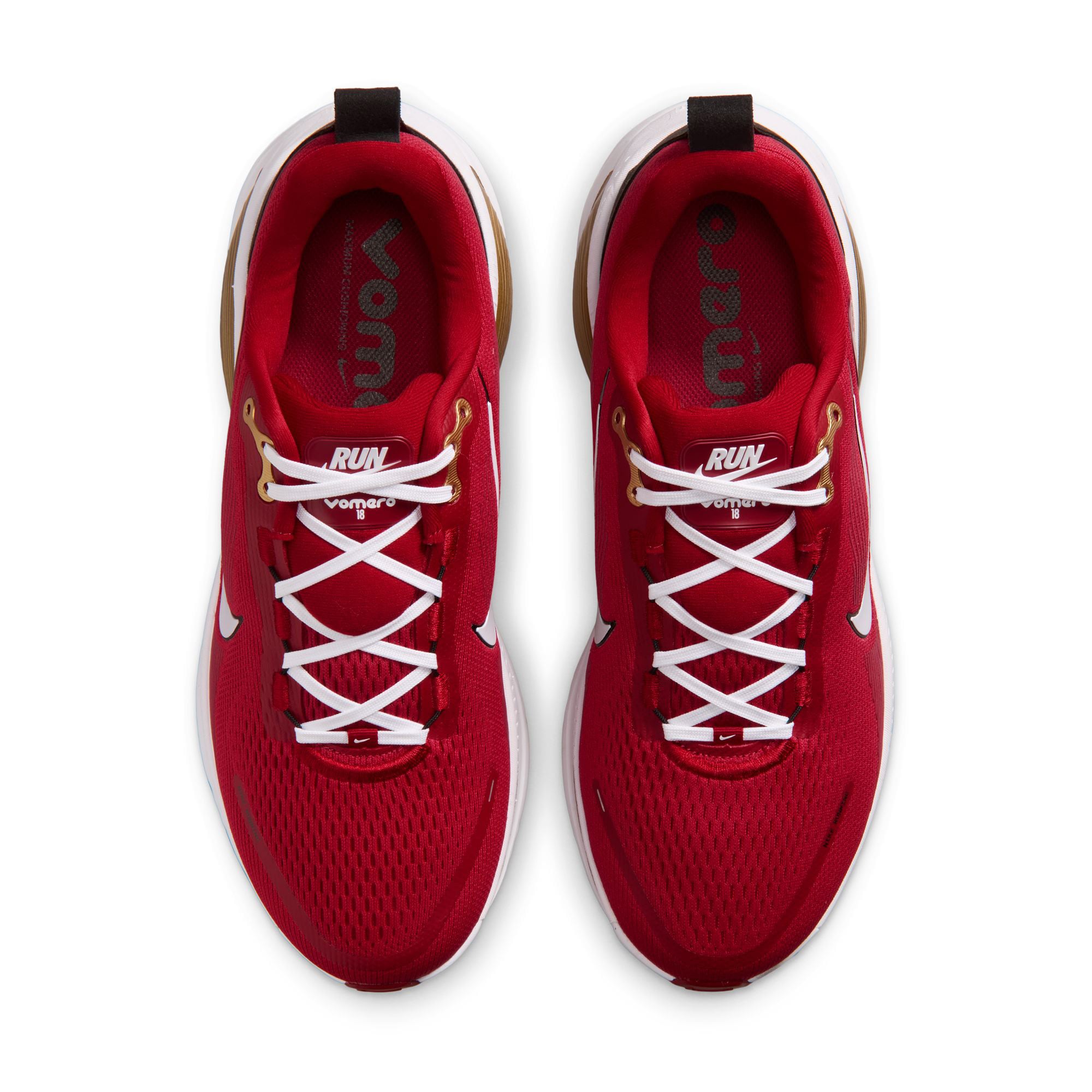 Men's Nike San Francisco 49ers Vomero 18 Running Shoes