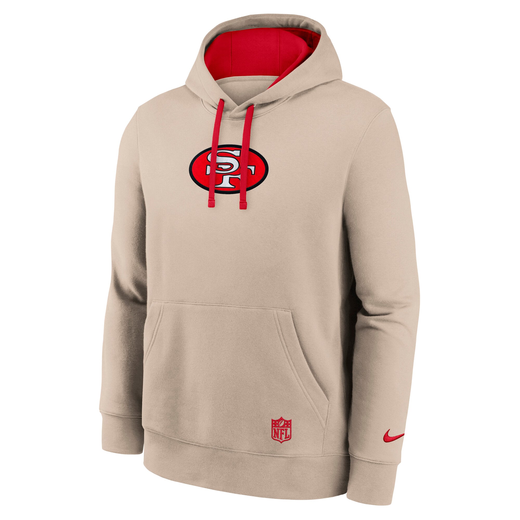 Sweat à capuche Nike Sand San Francisco 49ers Rewind Club pour homme