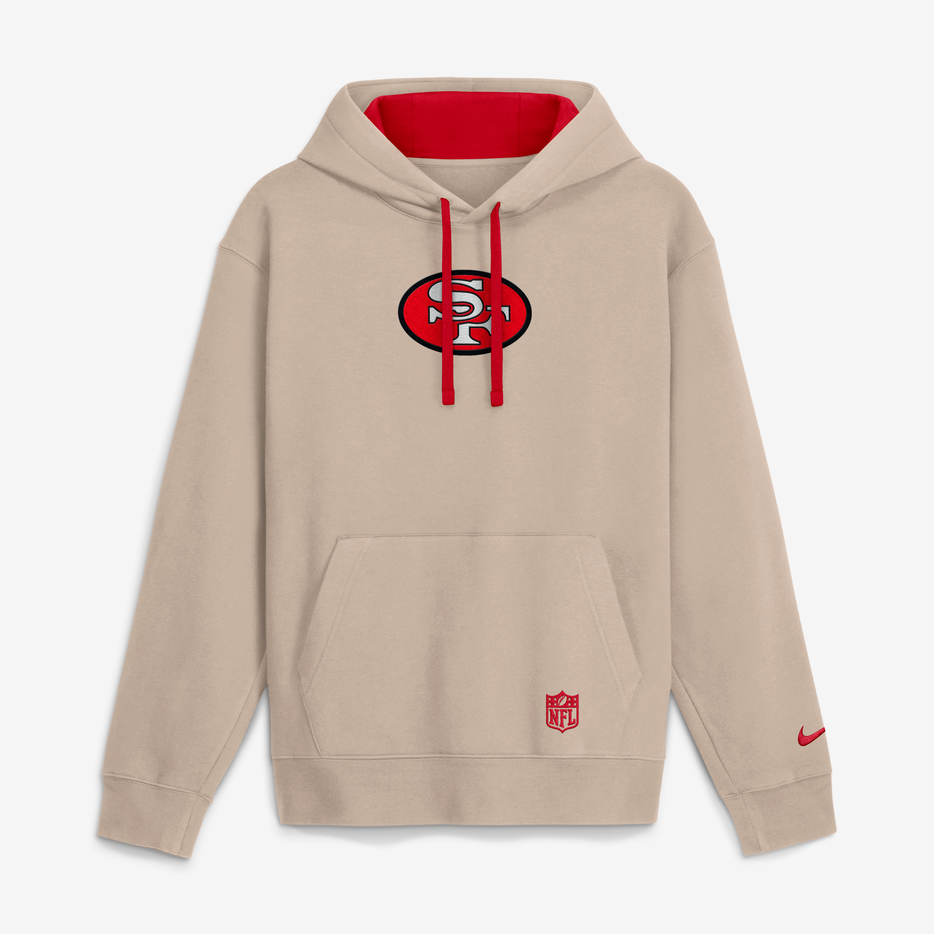 Sweat à capuche Nike Sand San Francisco 49ers Rewind Club pour homme