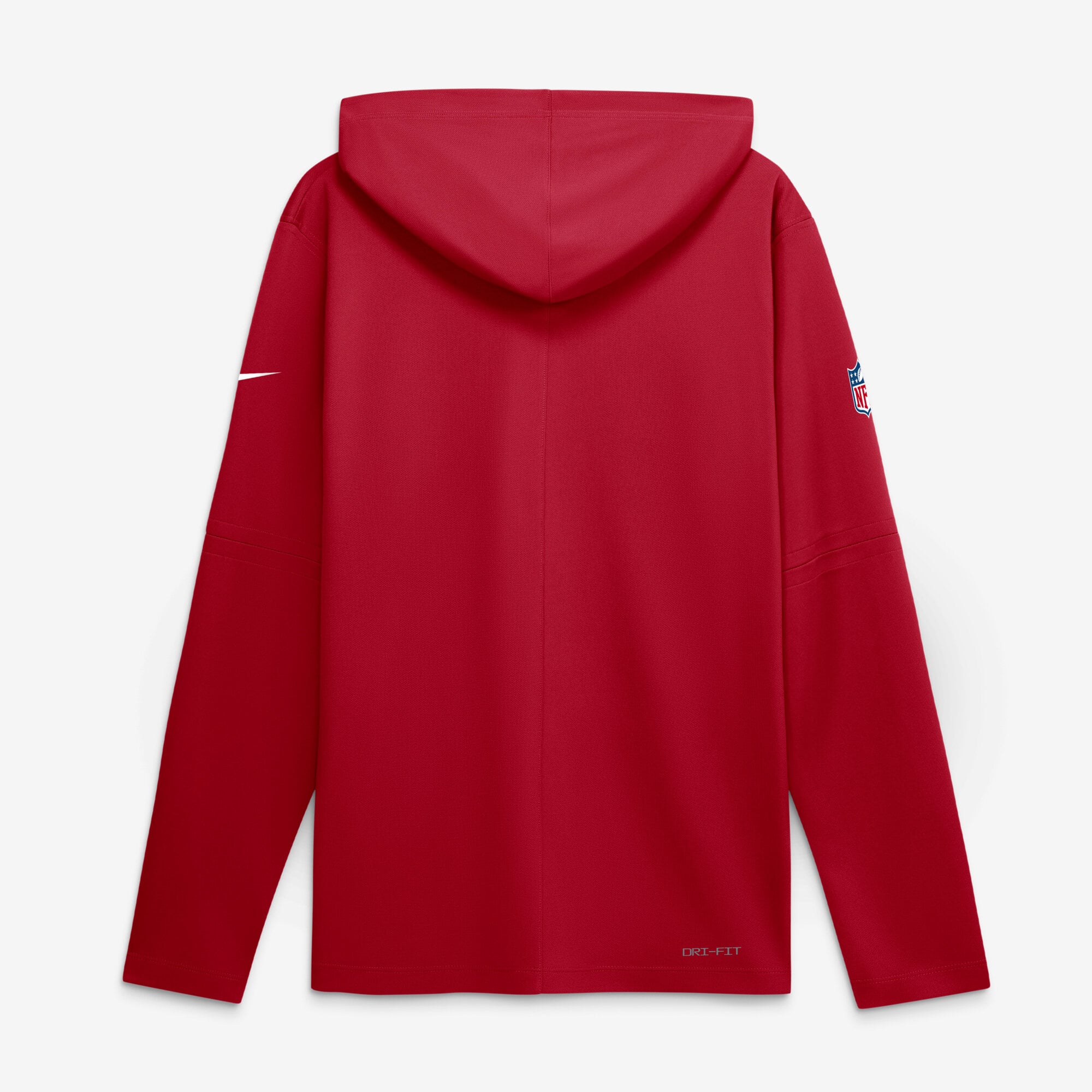 Men's Nike Scarlet San Francisco 49ers Big & Tall Sideline Game On Lightweight Hooded Long Sleeve Dri-FIT Top