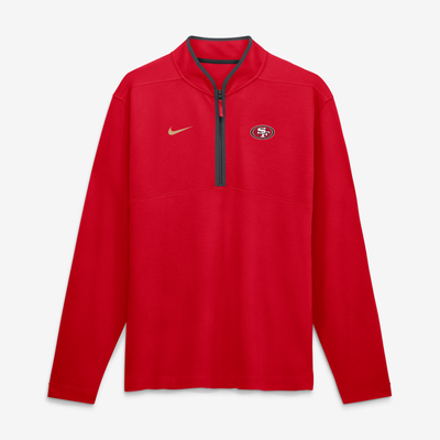  San Francisco 49ers Nike Dri-FIT Victory Half-Zip Pullover - Scarlet