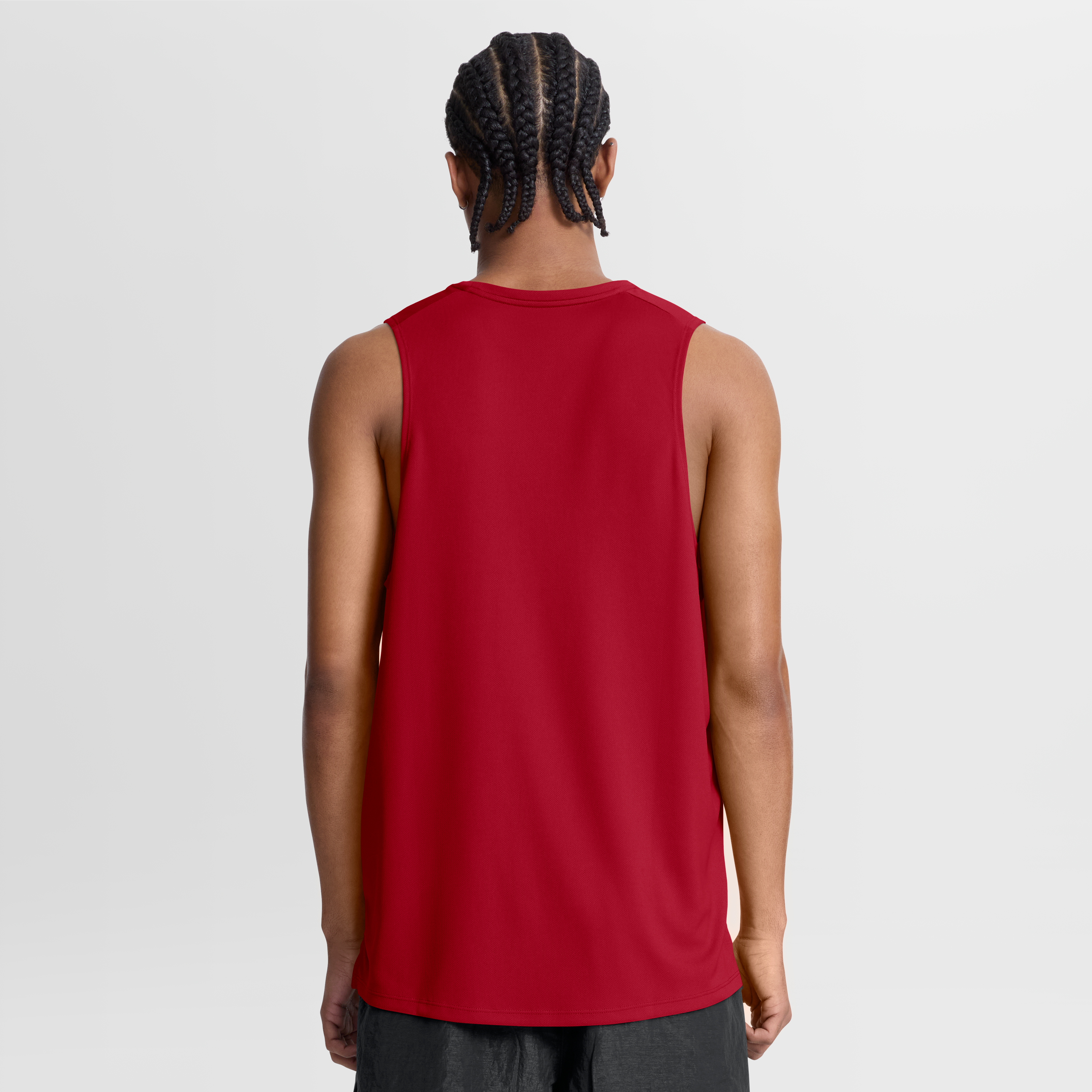 Débardeur Nike Scarlet San Francisco 49ers Kickoff Miler Dri-FIT pour homme