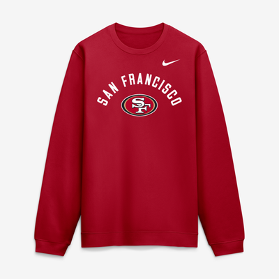 San Francisco 49ers Nike Primetime Club Sweatshirt - Scarlet