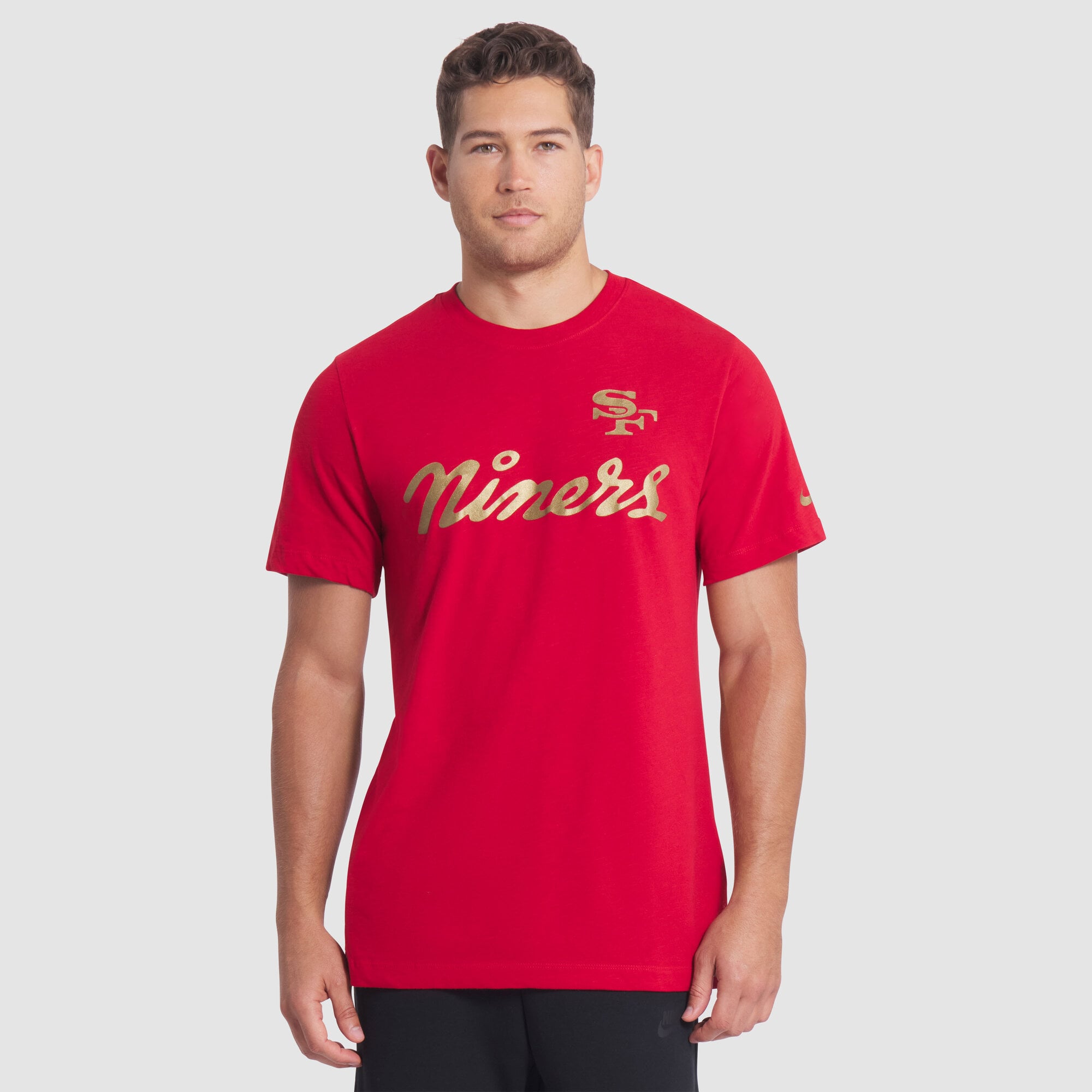 T-shirt Nike Scarlet San Francisco 49ers Rivalries Collection Slub Dri-FIT pour homme