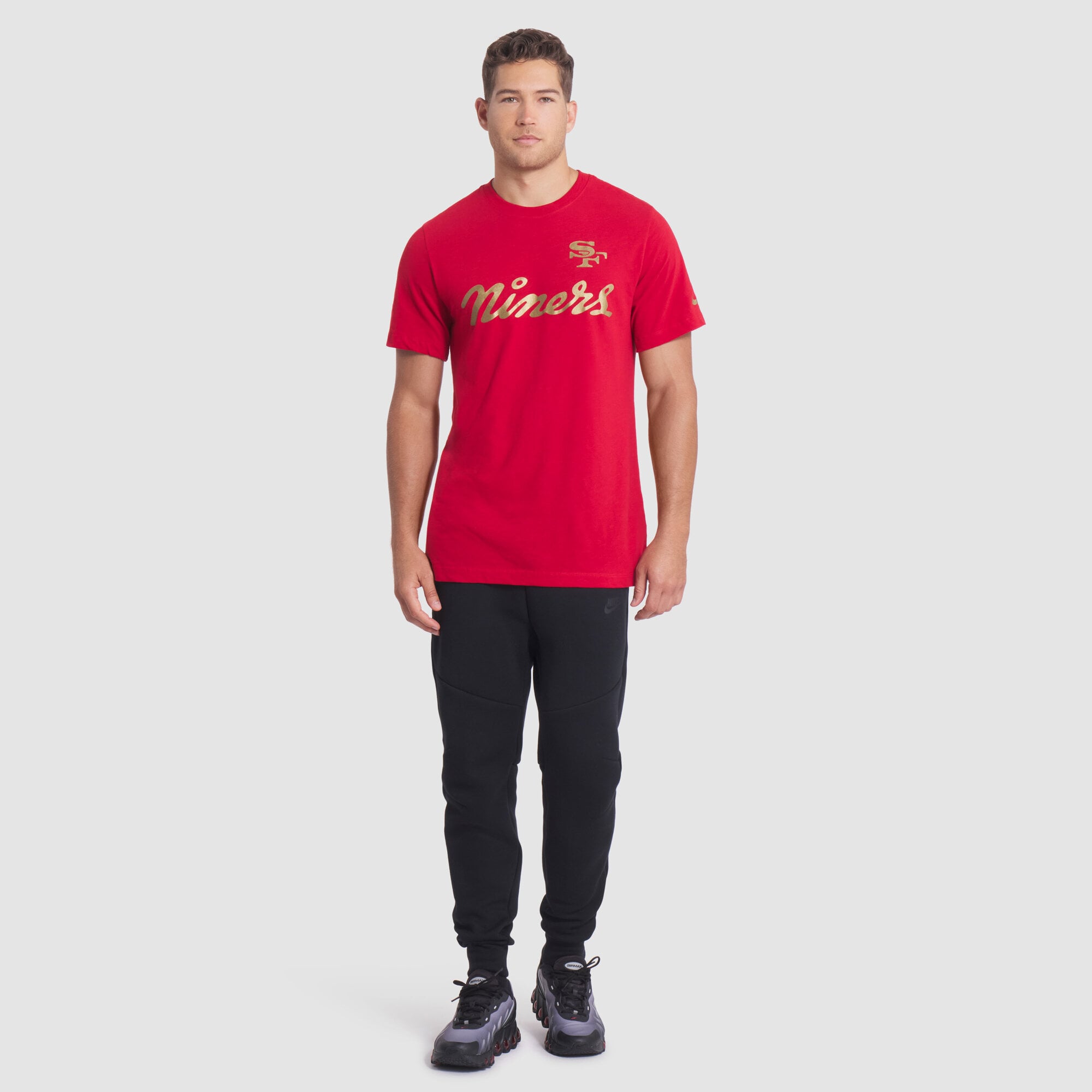 T-shirt Nike Scarlet San Francisco 49ers Rivalries Collection Slub Dri-FIT pour homme